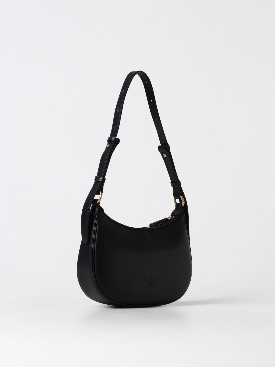 PINKO BORSA A SPALLA: Borsa Pinko in pelle , Nero - Img 2