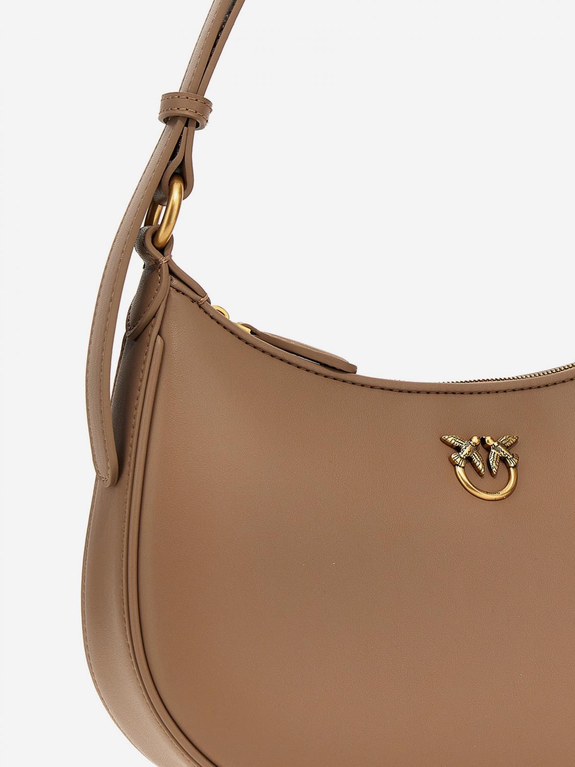 PINKO BORSA A SPALLA: Borsa Pinko in pelle , Beige - Img 3