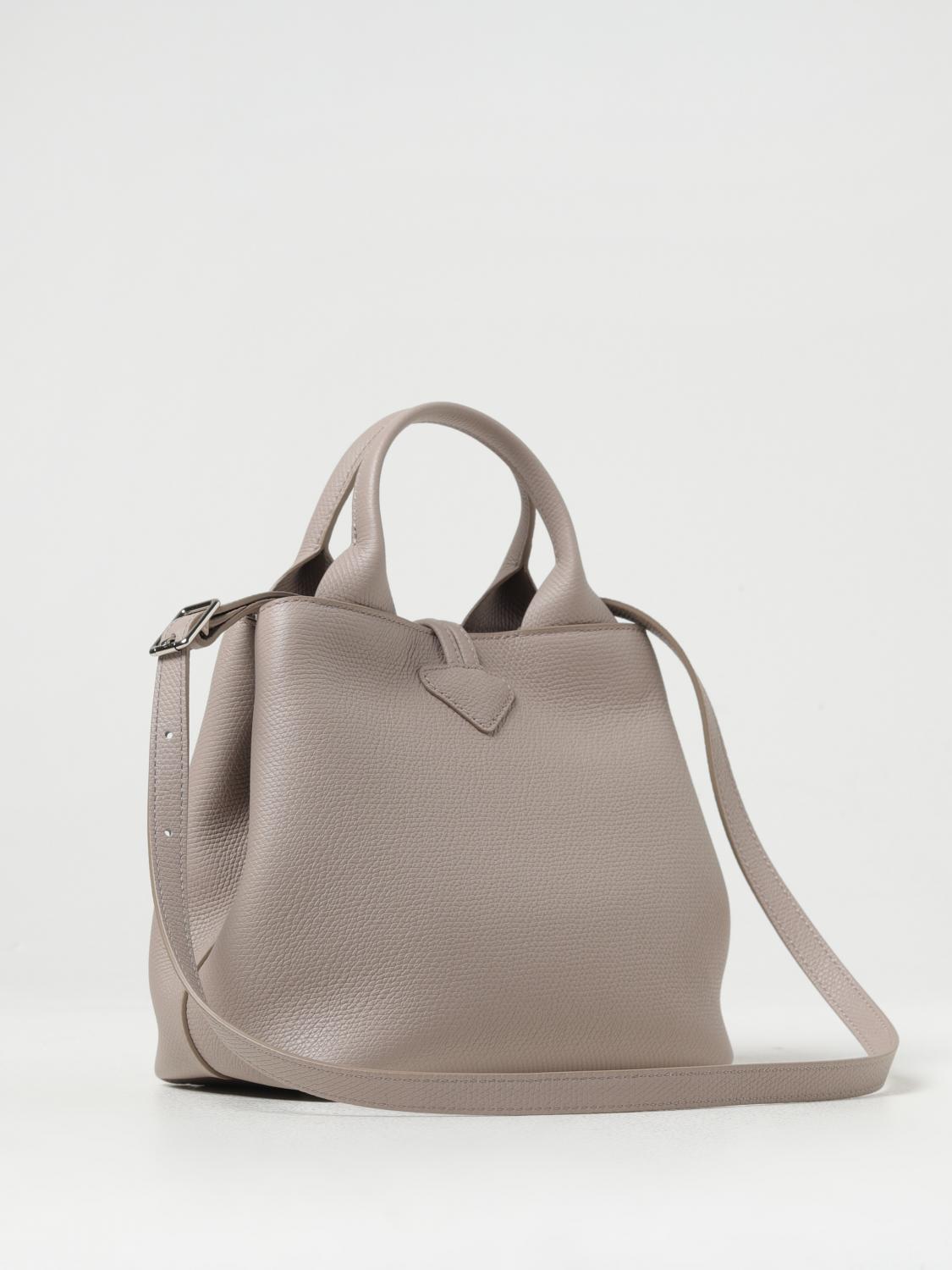 Longchamp Outlet: Shoulder bag woman - Dove Grey | Longchamp