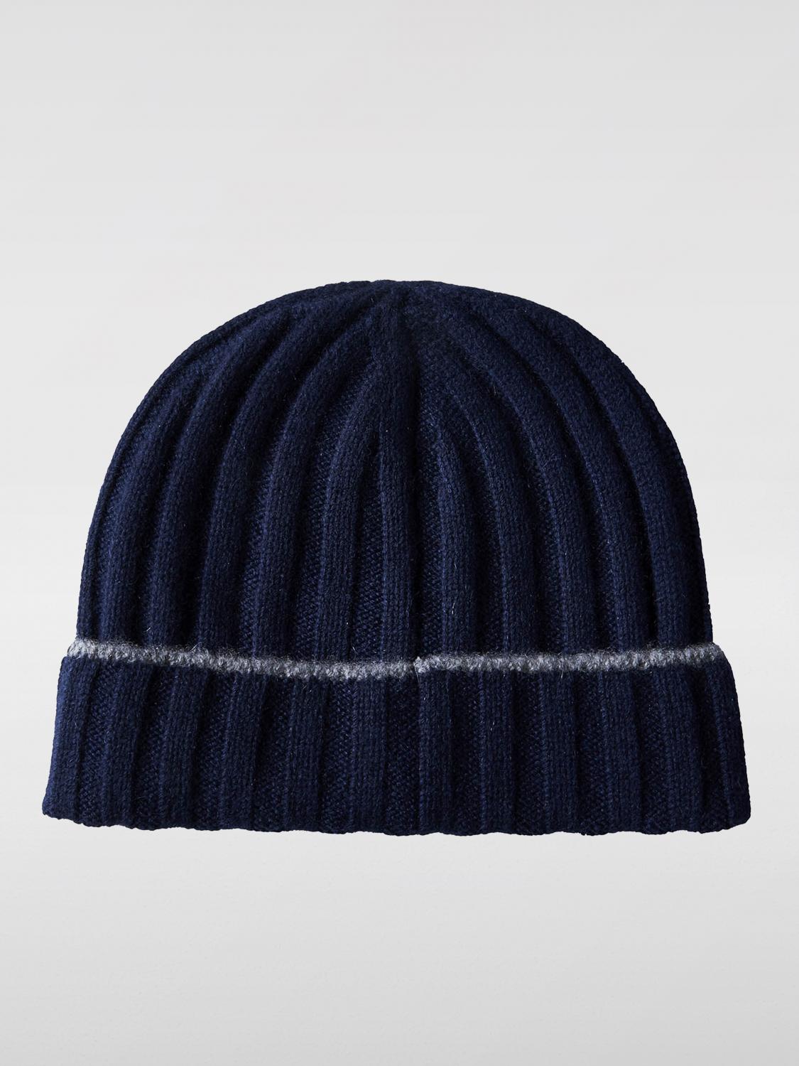 BRUNELLO CUCINELLI HAT: Hat men Brunello Cucinelli, Marine - Img 1