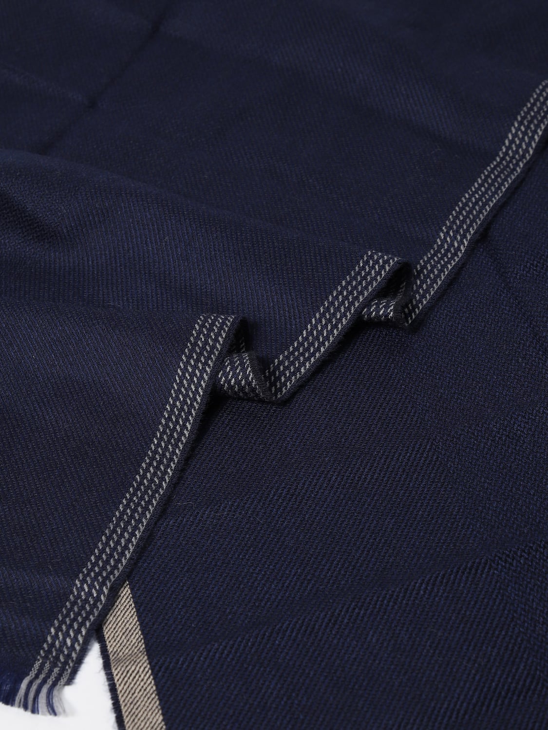 BRUNELLO CUCINELLI SCHAL: Schal herren Brunello Cucinelli, Blau - Img 3