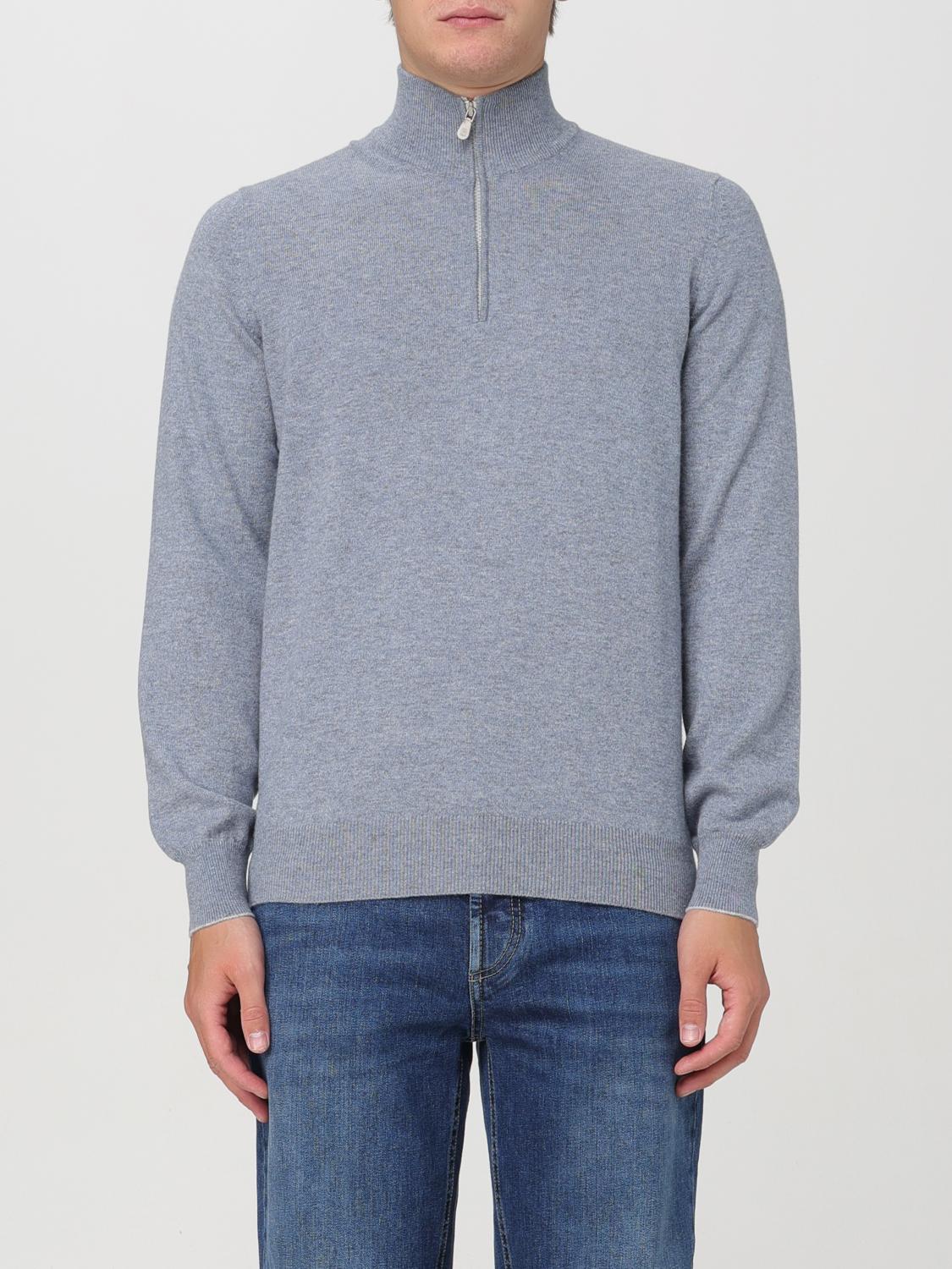 BRUNELLO CUCINELLI PULLOVER: Pullover herren Brunello Cucinelli, Hellblau - Img 1