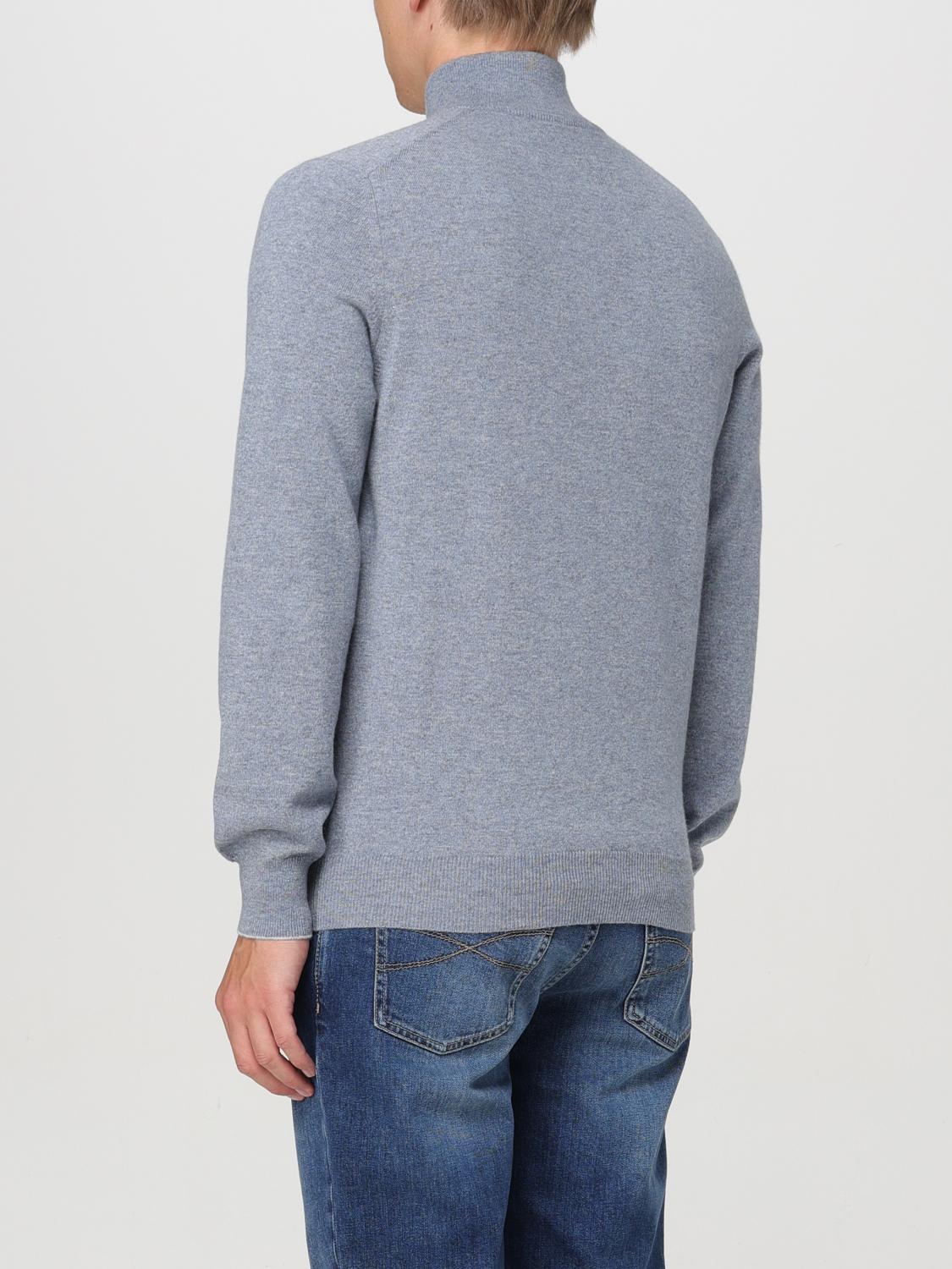 BRUNELLO CUCINELLI PULLOVER: Pullover herren Brunello Cucinelli, Hellblau - Img 3