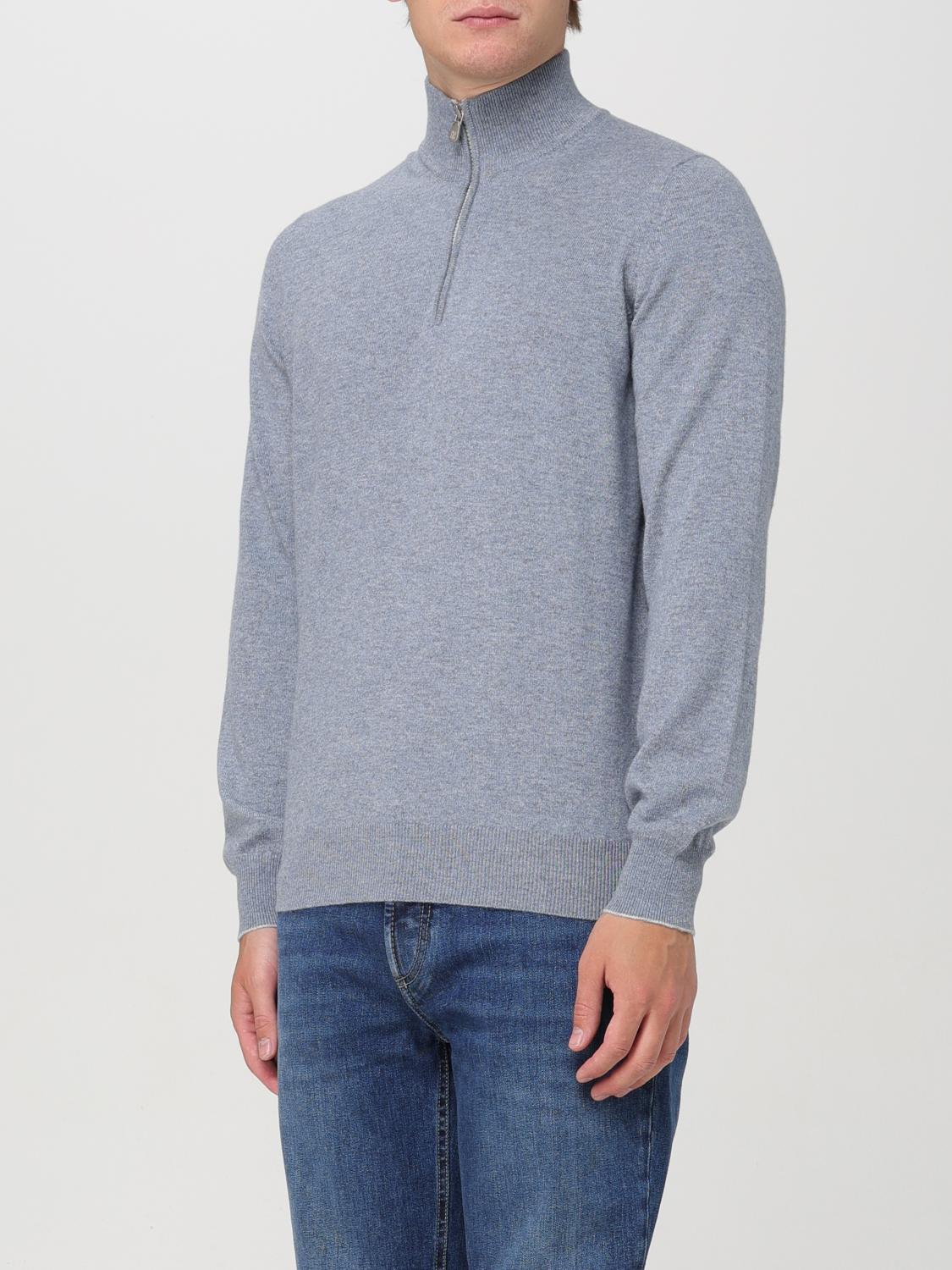 BRUNELLO CUCINELLI PULLOVER: Pullover herren Brunello Cucinelli, Hellblau - Img 4