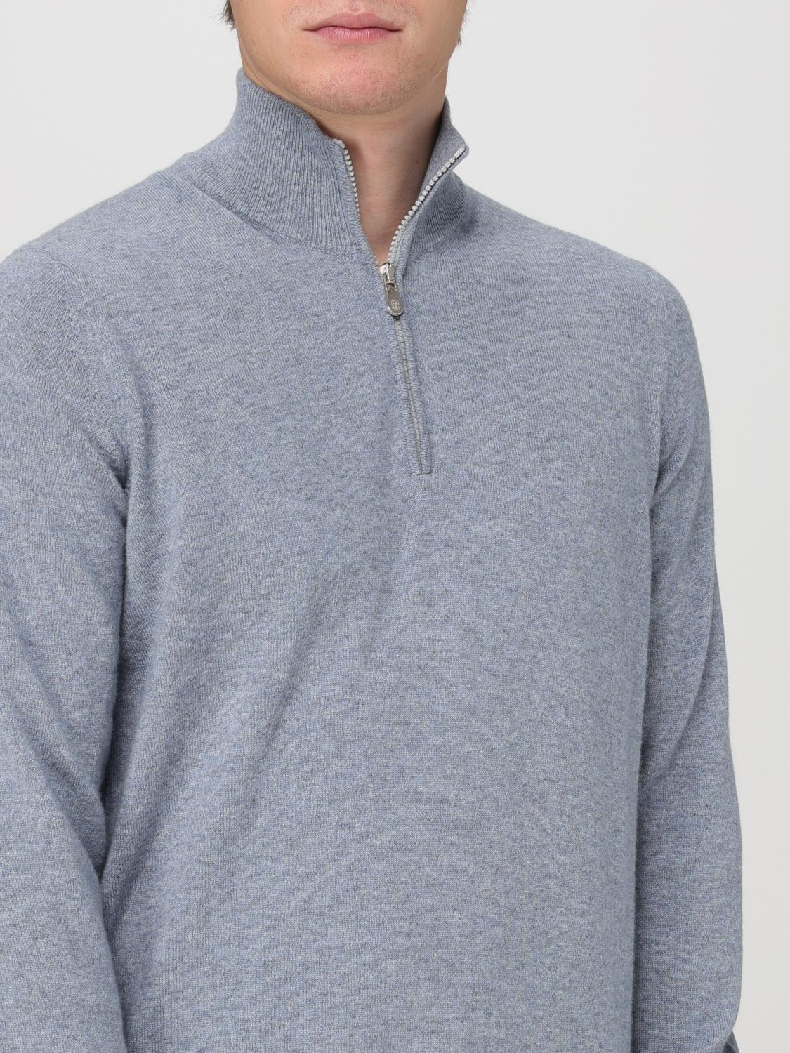 BRUNELLO CUCINELLI PULLOVER: Pullover herren Brunello Cucinelli, Hellblau - Img 5