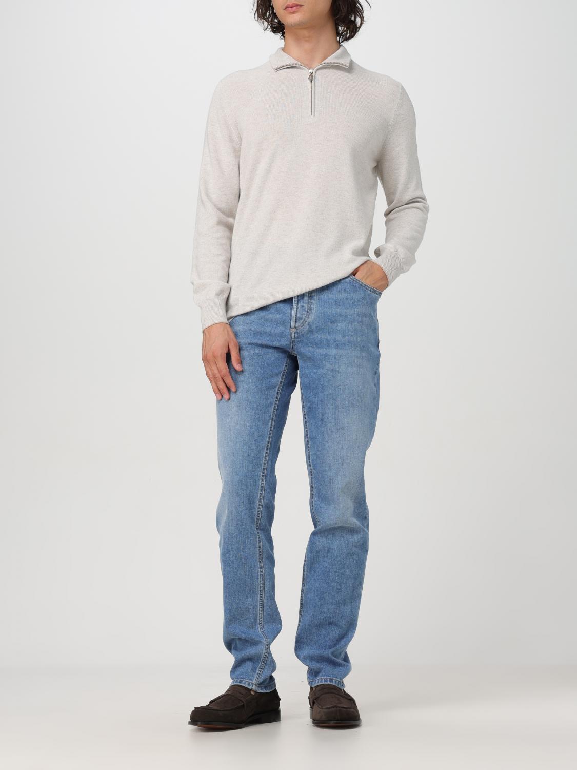 BRUNELLO CUCINELLI JERSEY: Jersey hombre Brunello Cucinelli, Gris - Img 2