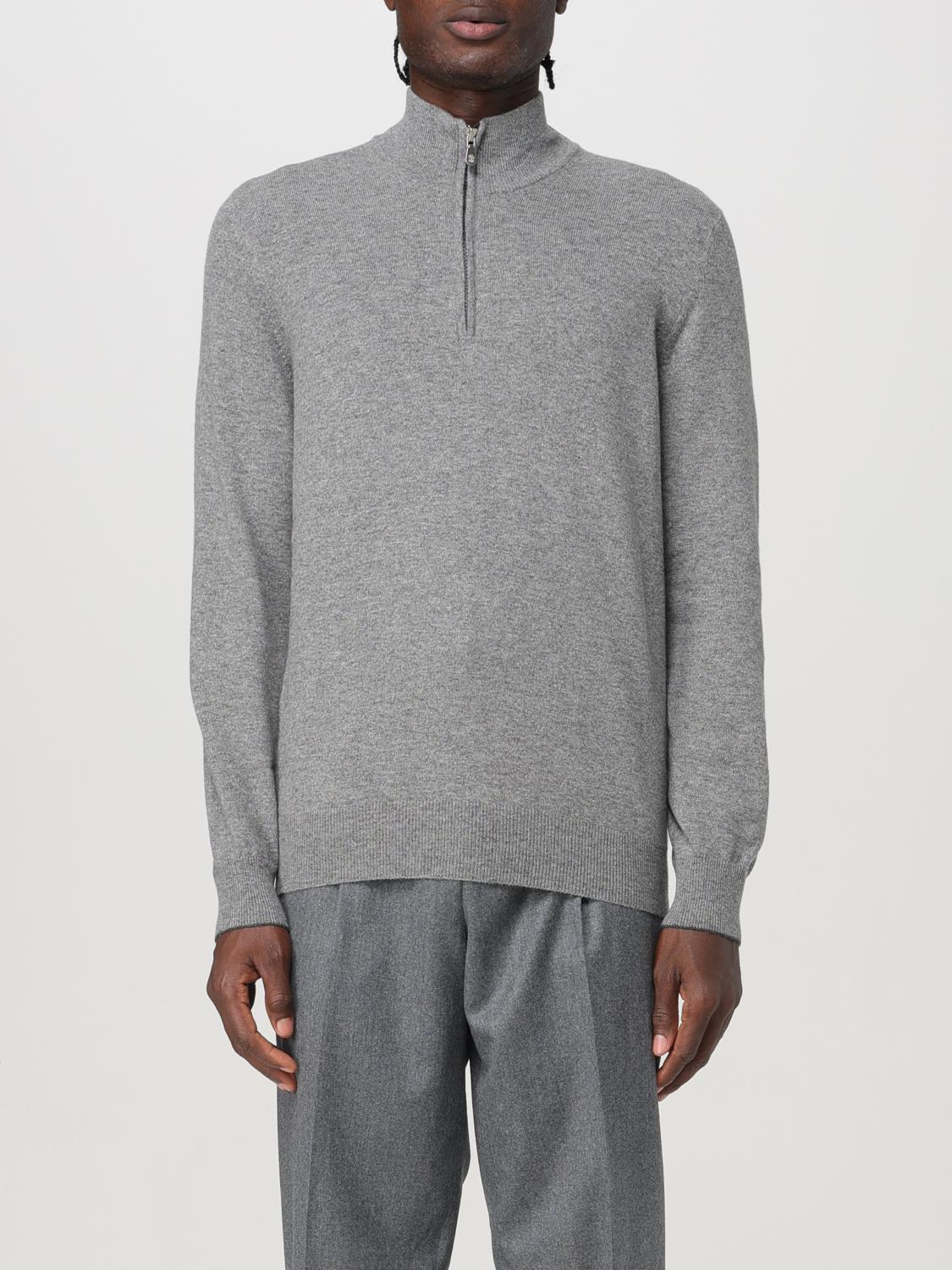 BRUNELLO CUCINELLI 스웨터: 스웨터 남성 Brunello Cucinelli, 차콜 - Img 1