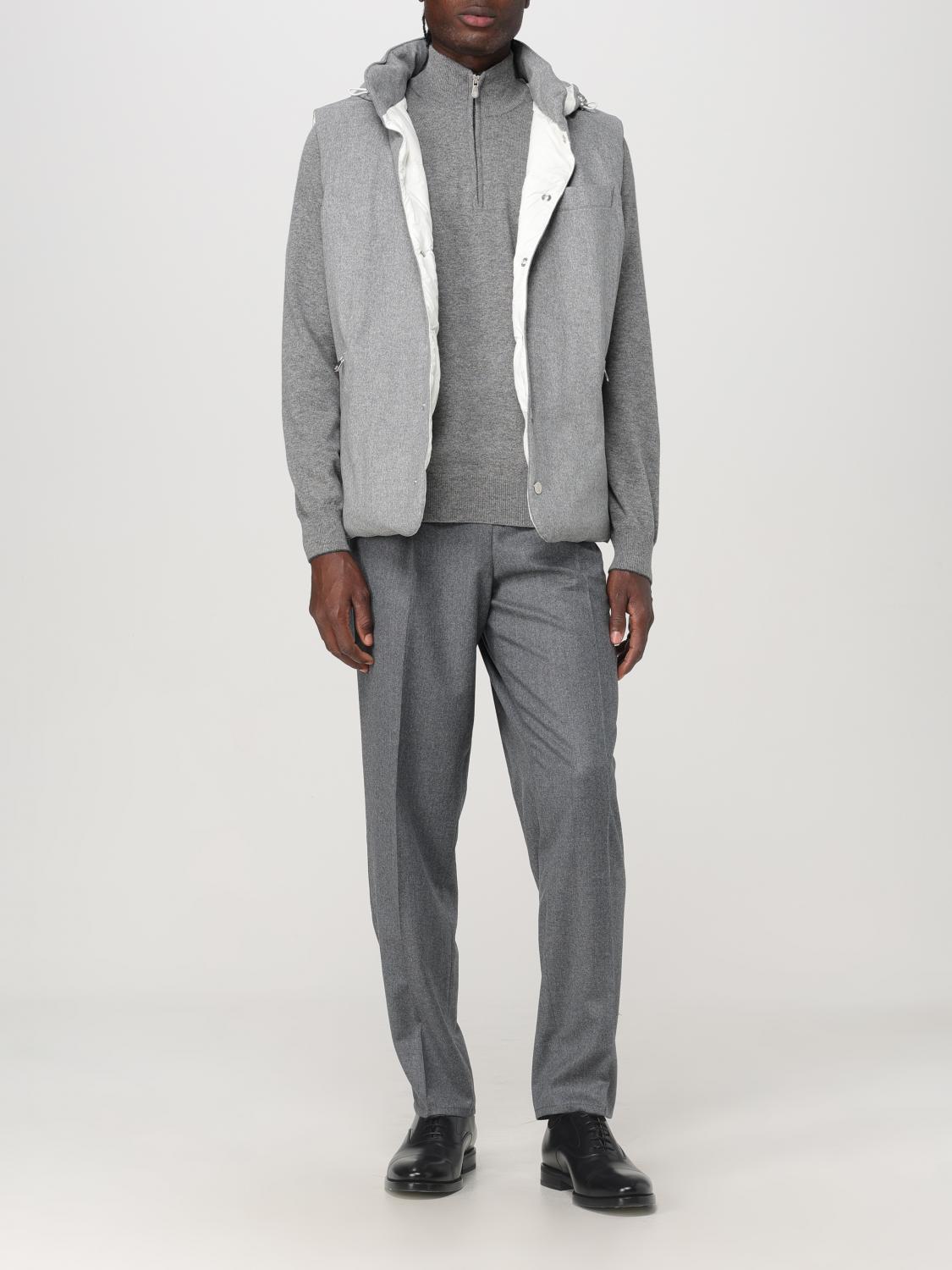 BRUNELLO CUCINELLI 스웨터: 스웨터 남성 Brunello Cucinelli, 차콜 - Img 2