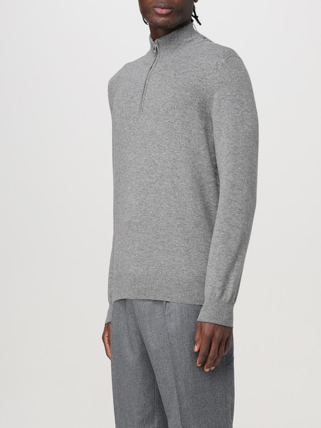 BRUNELLO CUCINELLI 스웨터: 스웨터 남성 Brunello Cucinelli, 차콜 - Img 4