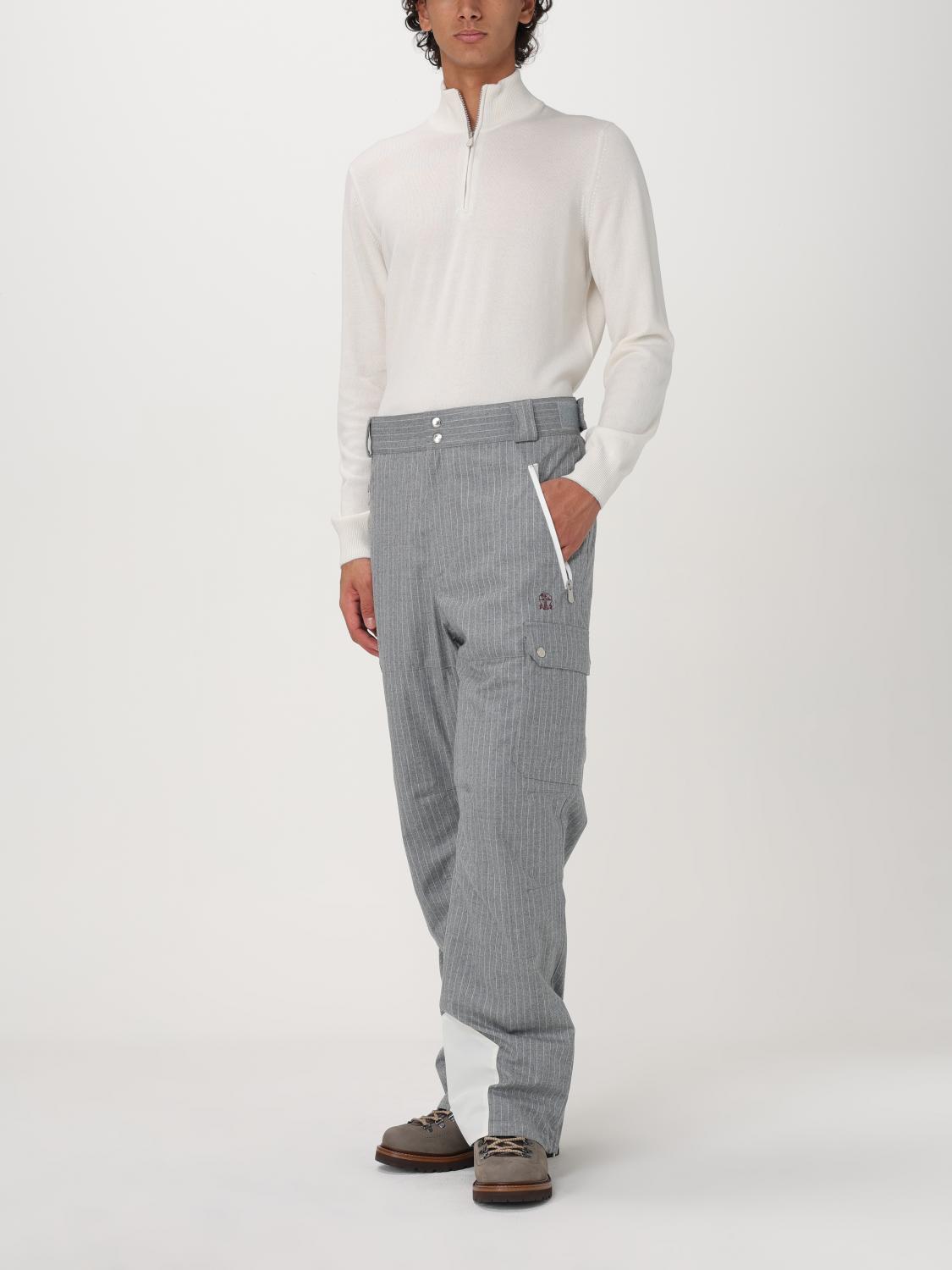 BRUNELLO CUCINELLI PULLOVER: Pullover herren Brunello Cucinelli, Anthrazit - Img 2