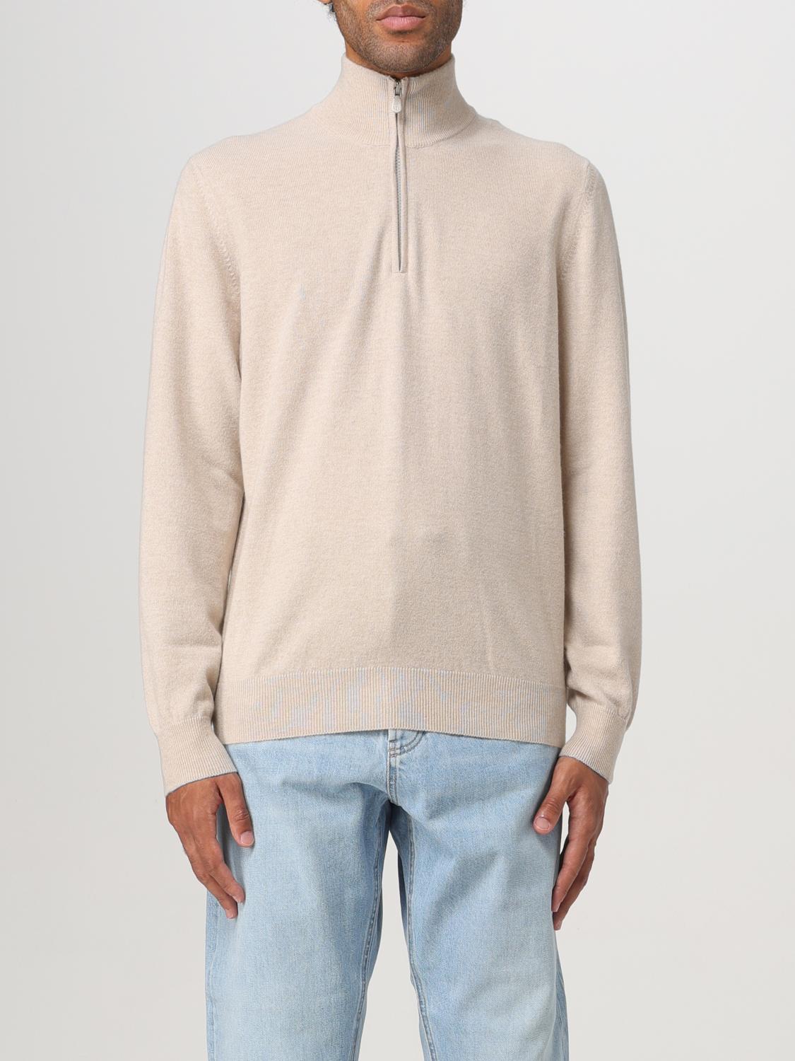 BRUNELLO CUCINELLI PULLOVER: Pullover herren Brunello Cucinelli, Sand - Img 1