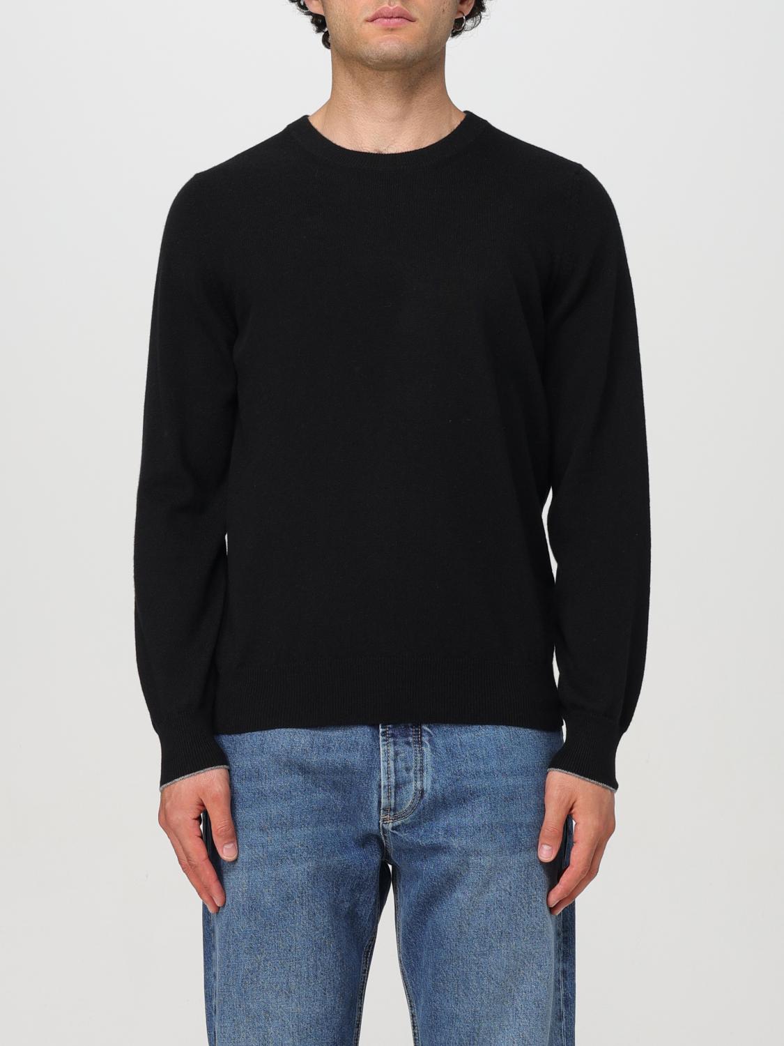 BRUNELLO CUCINELLI PULLOVER: Pullover herren Brunello Cucinelli, Schwarz - Img 1