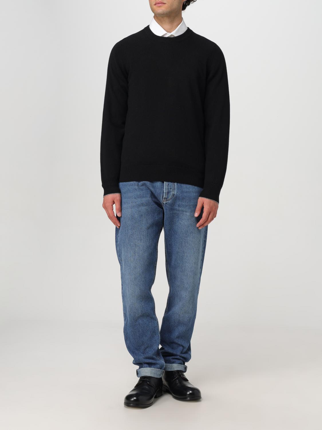 BRUNELLO CUCINELLI PULLOVER: Pullover herren Brunello Cucinelli, Schwarz - Img 2