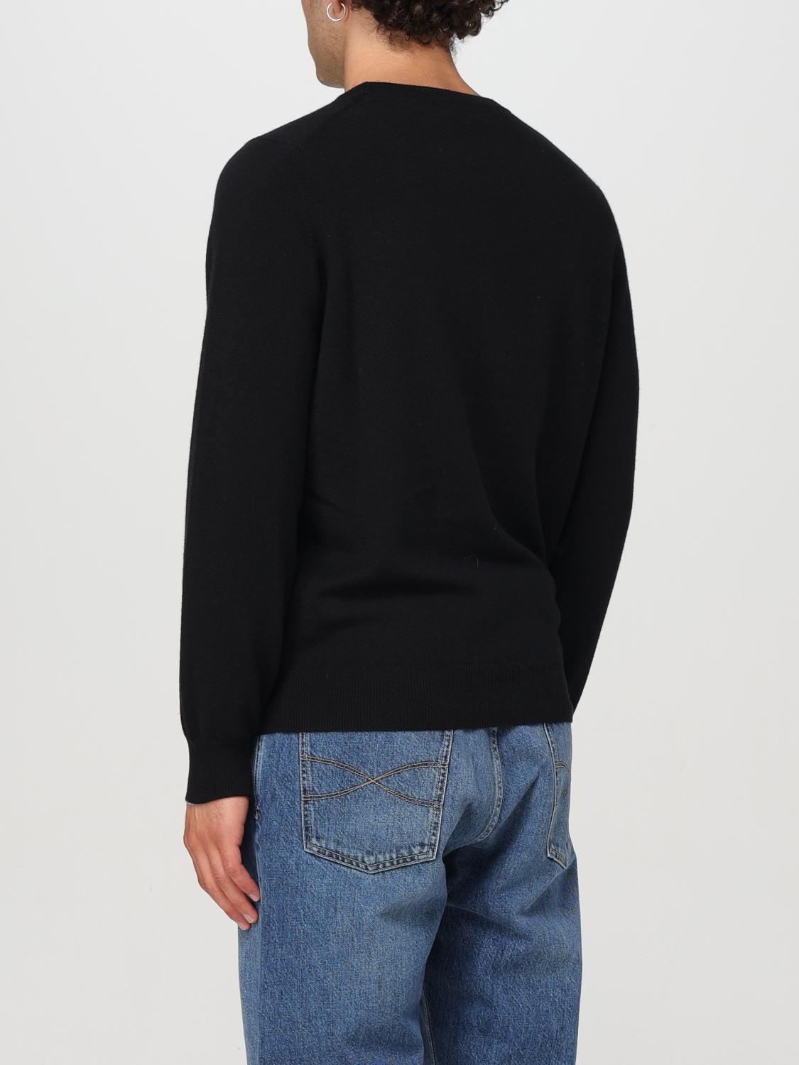 BRUNELLO CUCINELLI PULLOVER: Pullover herren Brunello Cucinelli, Schwarz - Img 3