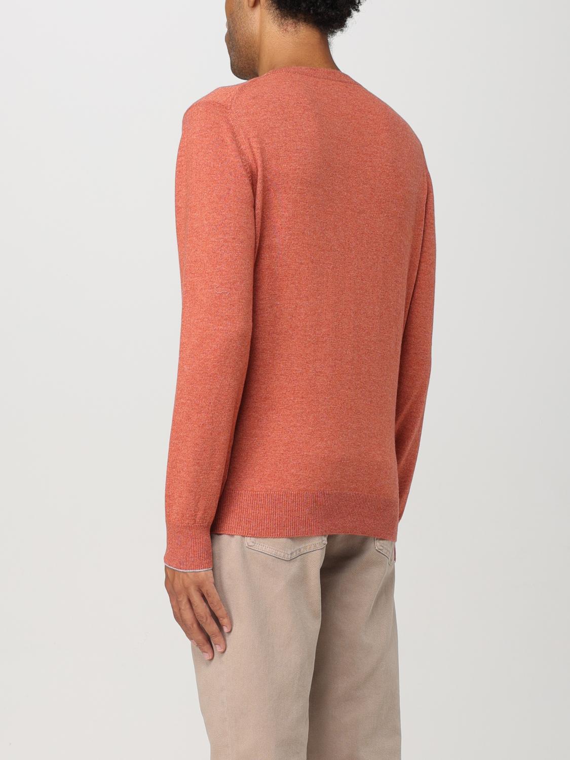 BRUNELLO CUCINELLI PULLOVER: Pullover herren Brunello Cucinelli, Orange - Img 3
