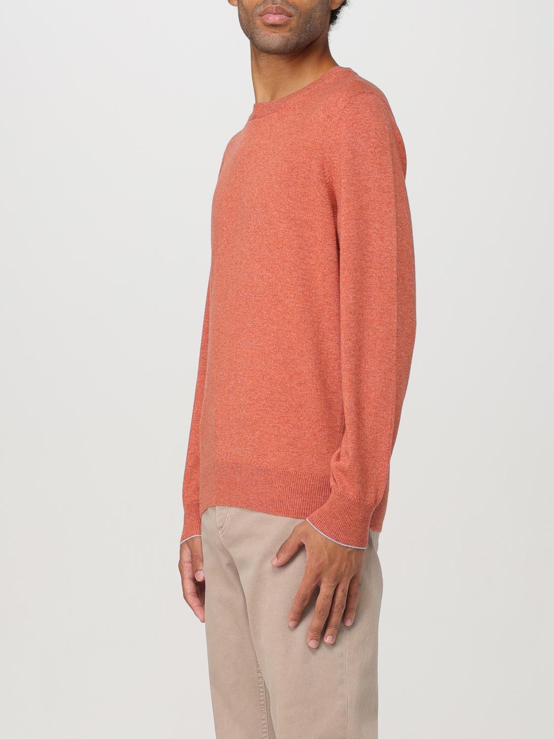 BRUNELLO CUCINELLI PULLOVER: Pullover herren Brunello Cucinelli, Orange - Img 4