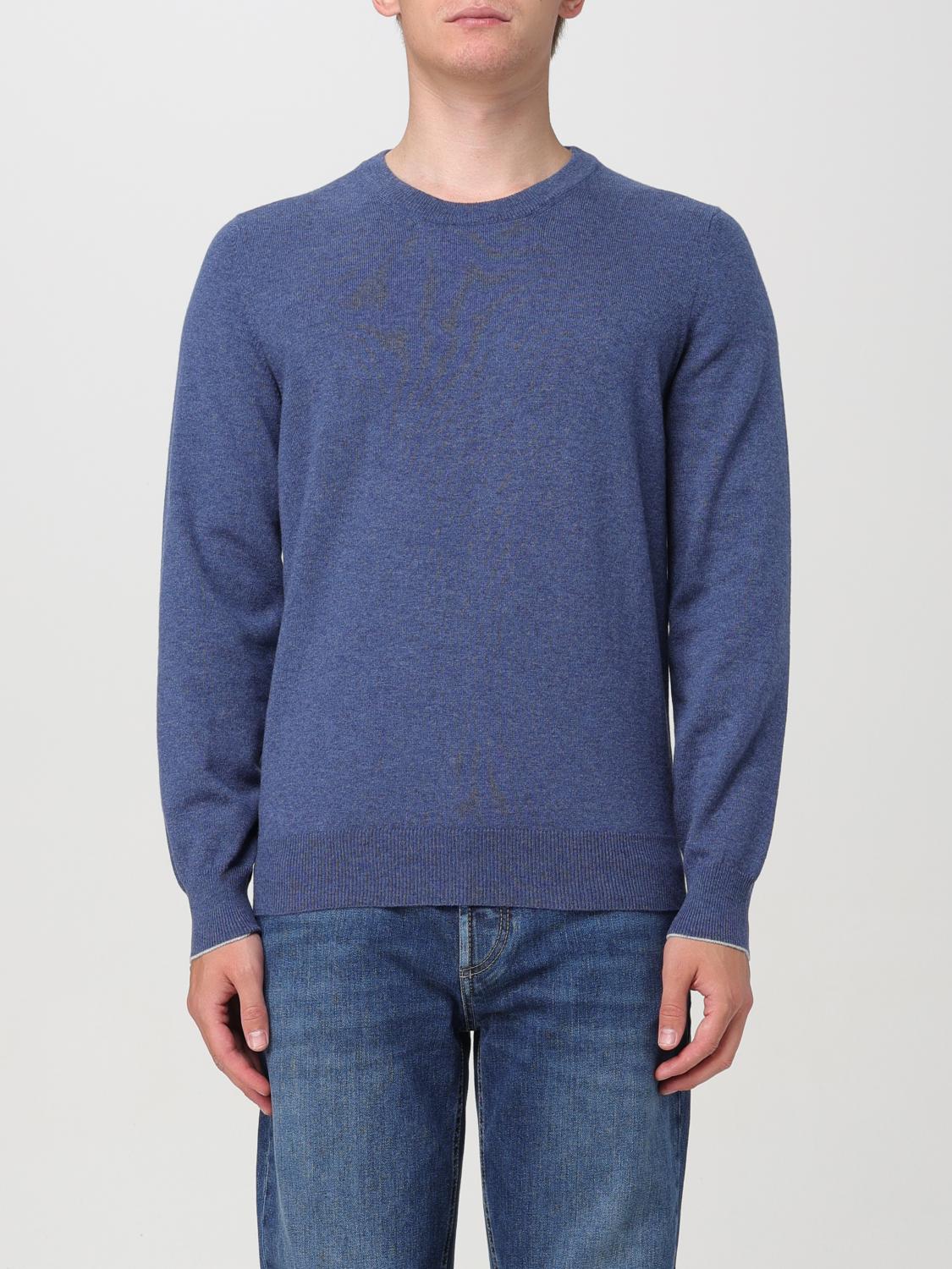 BRUNELLO CUCINELLI PULLOVER: Pullover herren Brunello Cucinelli, Royal Blue - Img 1