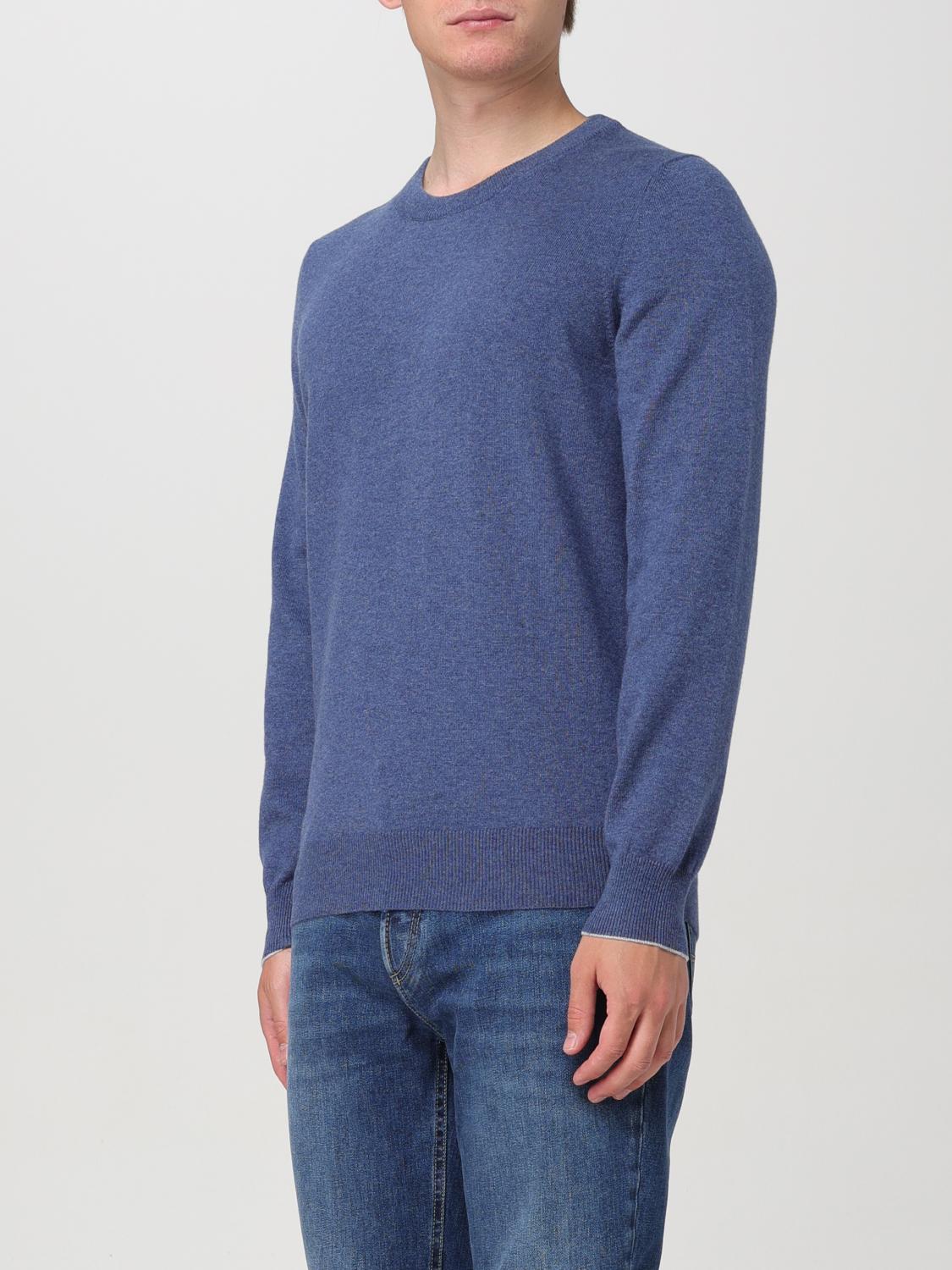 BRUNELLO CUCINELLI PULLOVER: Pullover herren Brunello Cucinelli, Royal Blue - Img 4