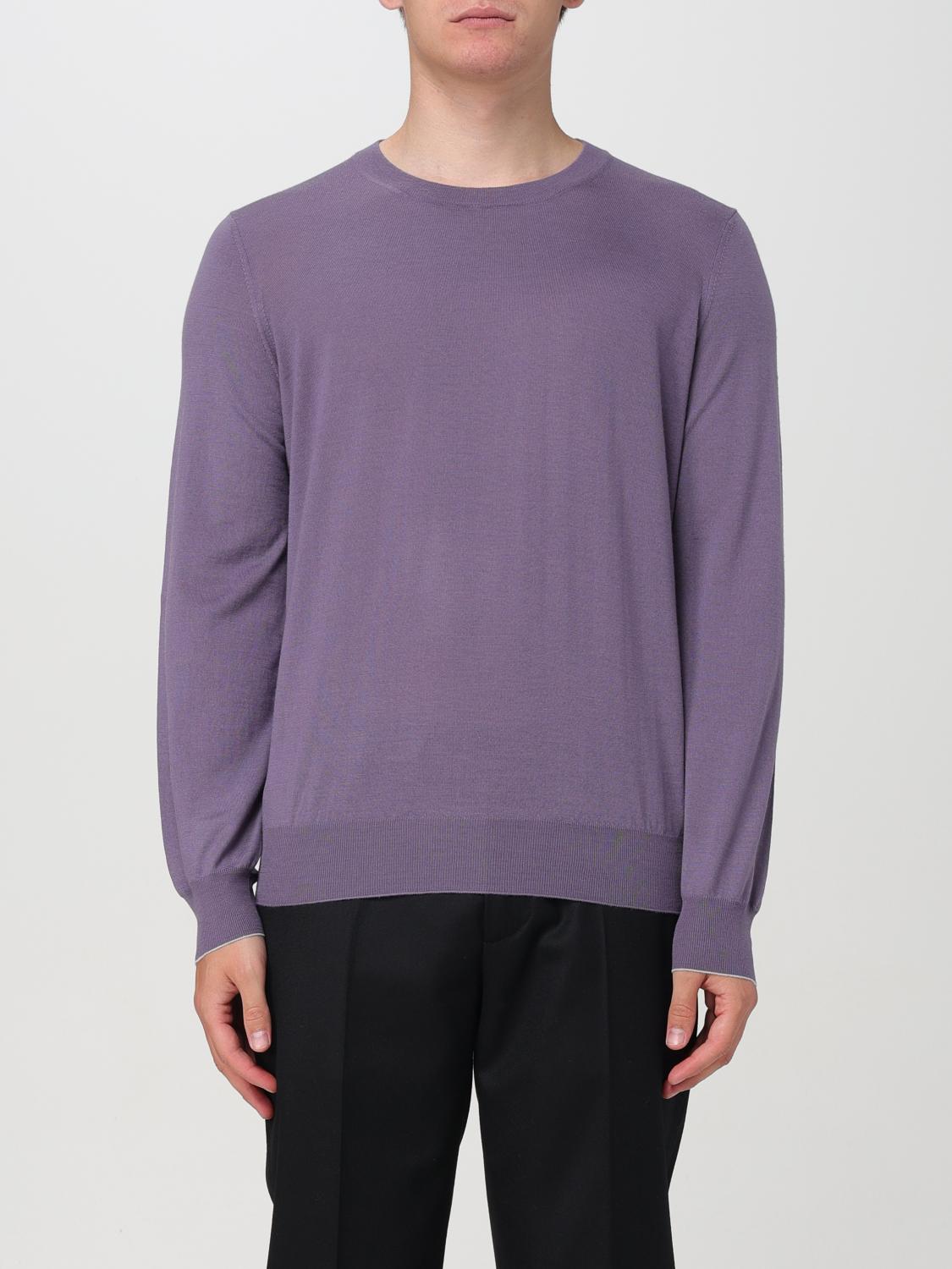 BRUNELLO CUCINELLI PULLOVER: Pullover herren Brunello Cucinelli, Blau - Img 1
