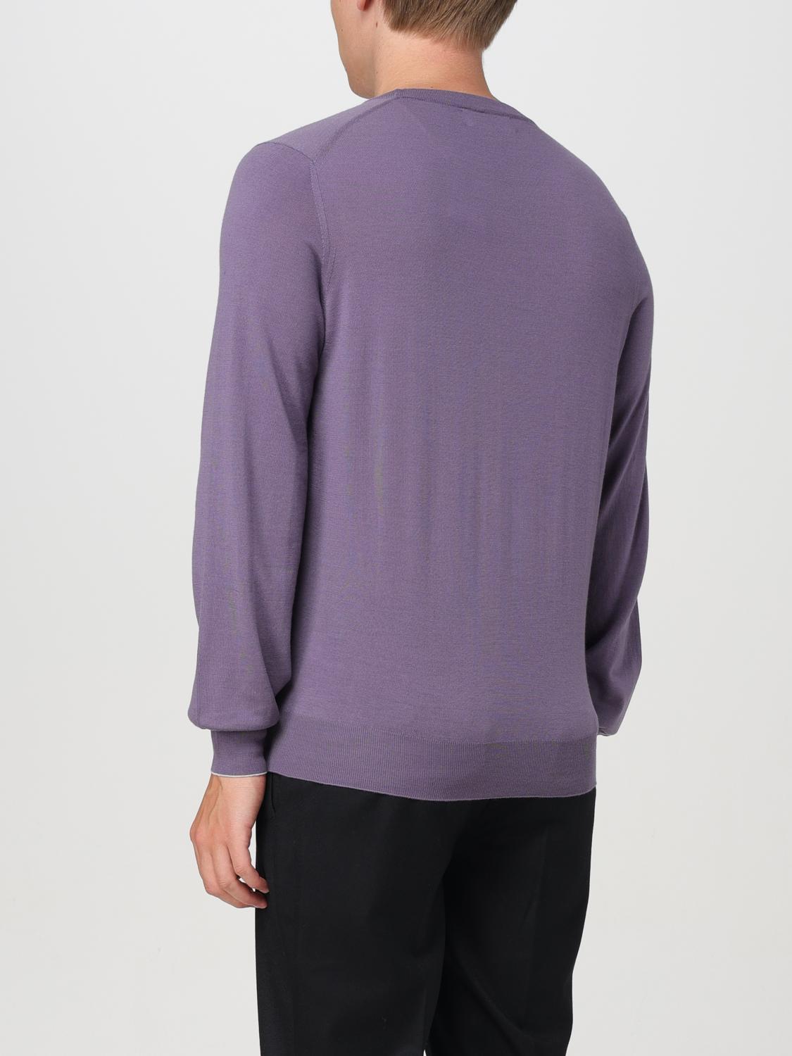 BRUNELLO CUCINELLI PULLOVER: Pullover herren Brunello Cucinelli, Blau - Img 3