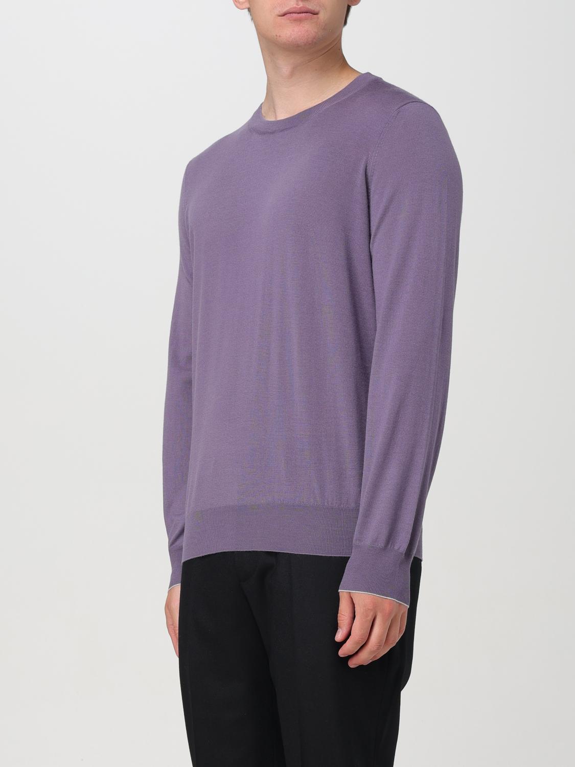 BRUNELLO CUCINELLI PULLOVER: Pullover herren Brunello Cucinelli, Blau - Img 4