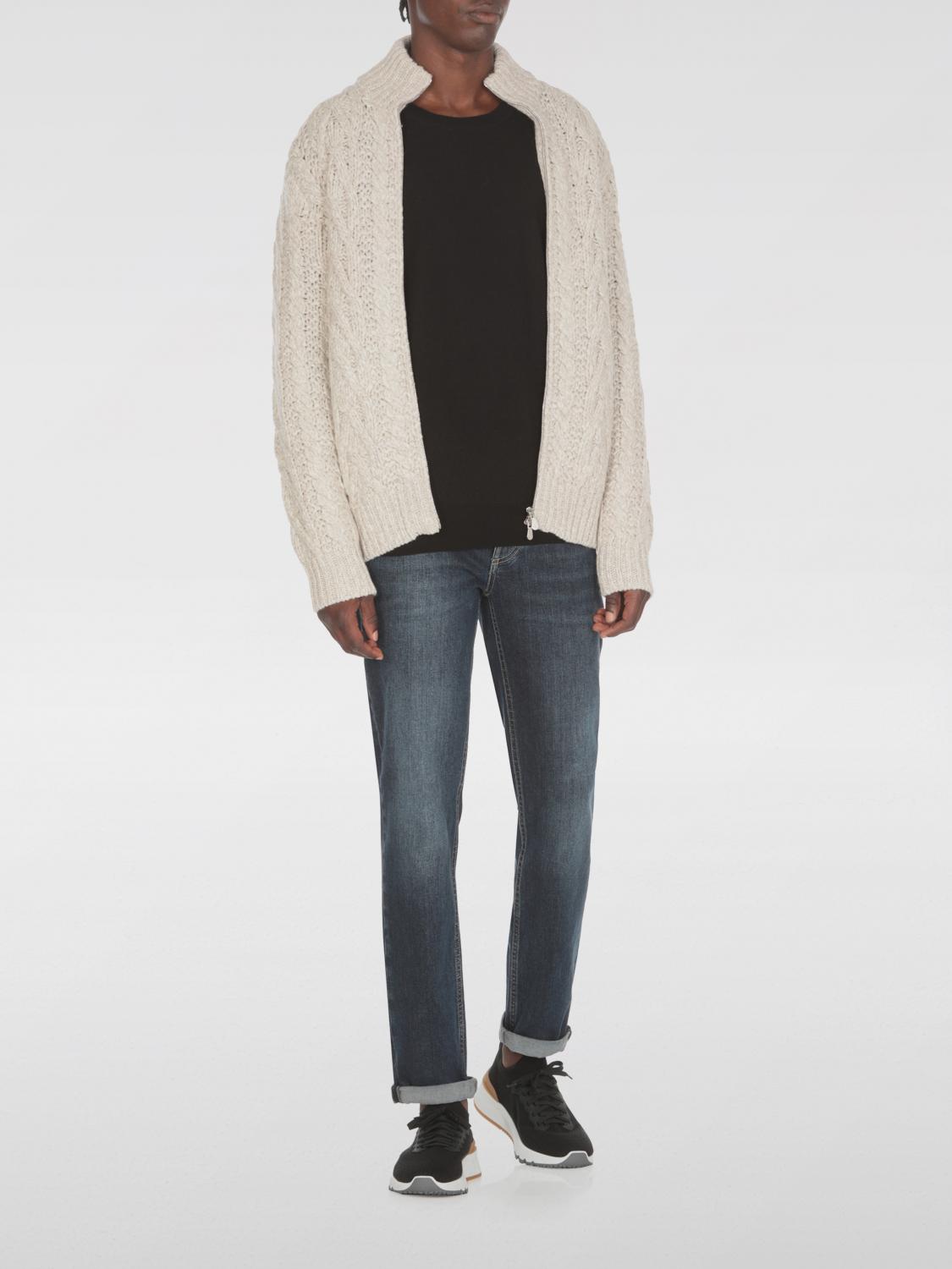 BRUNELLO CUCINELLI PULLOVER: Pullover herren Brunello Cucinelli, Grau 1 - Img 2