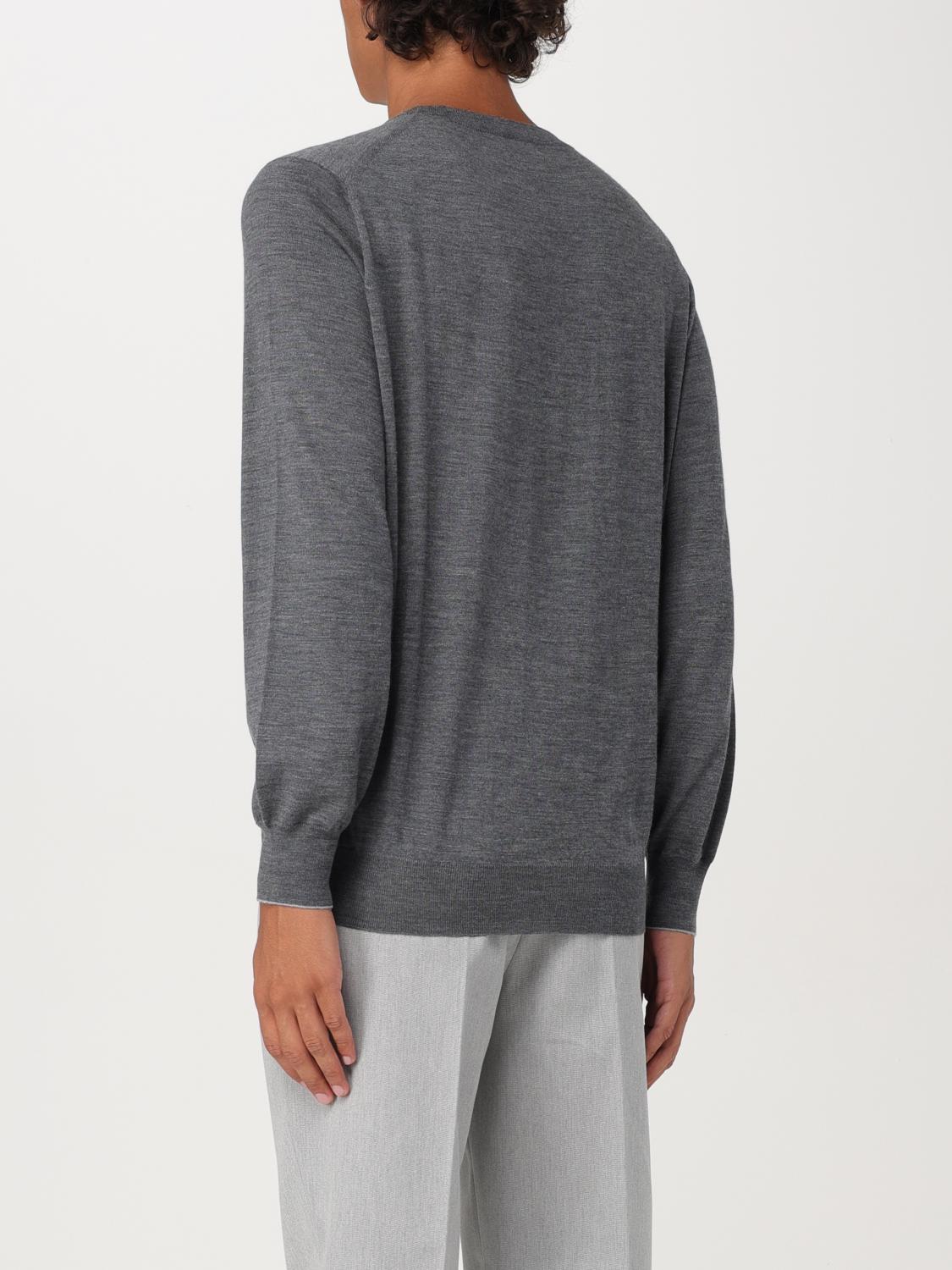 BRUNELLO CUCINELLI PULL: Pull homme Brunello Cucinelli, Gris 2 - Img 3