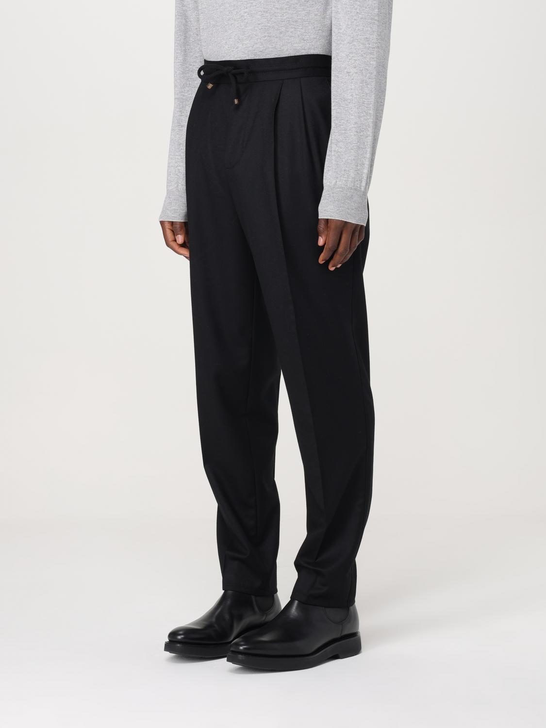 BRUNELLO CUCINELLI PANTALONI: Pantalone Brunello Cucinelli in lana , Nero - Img 4