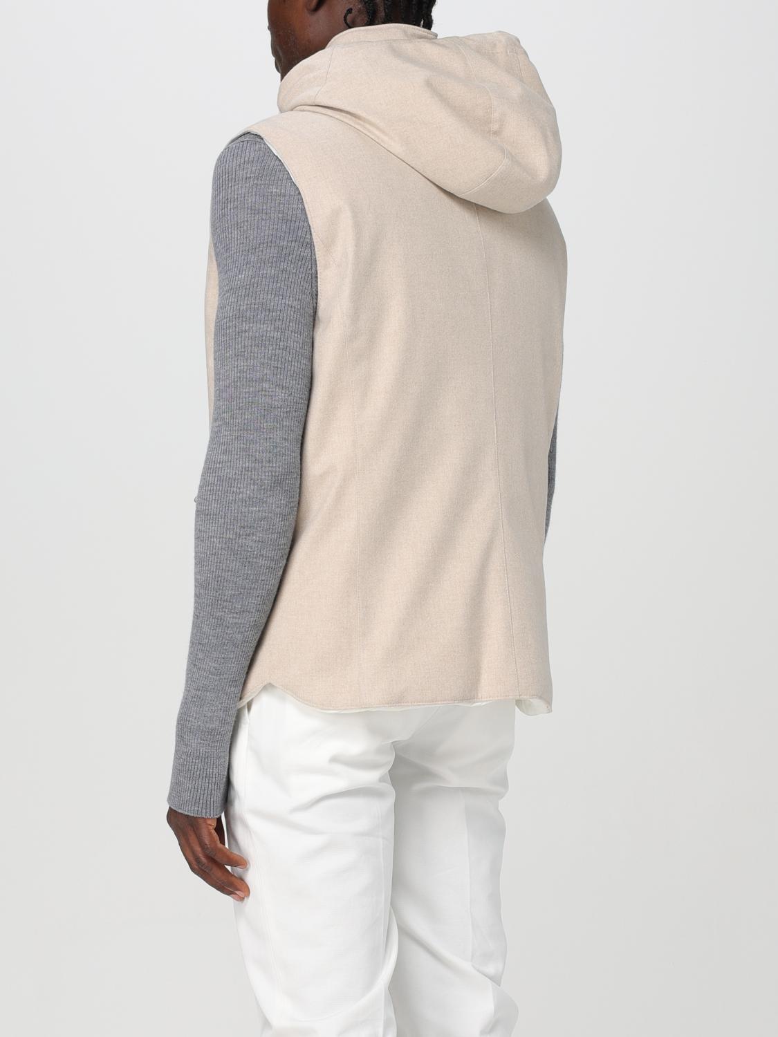 BRUNELLO CUCINELLI 정장 조끼: 재킷 남성 Brunello Cucinelli, 샌드 - Img 3