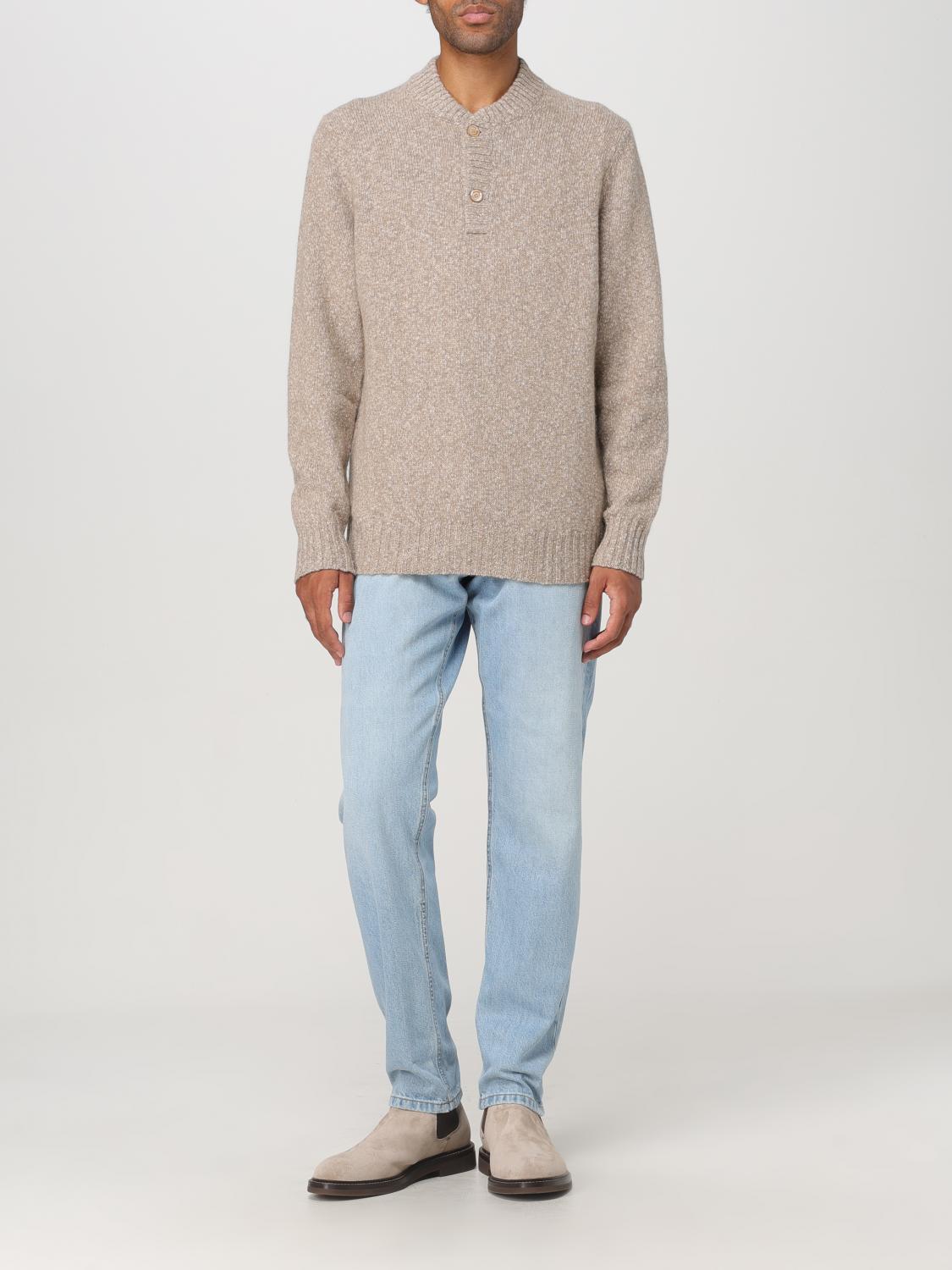 BRUNELLO CUCINELLI JERSEY: Jersey hombre Brunello Cucinelli, Beige - Img 2