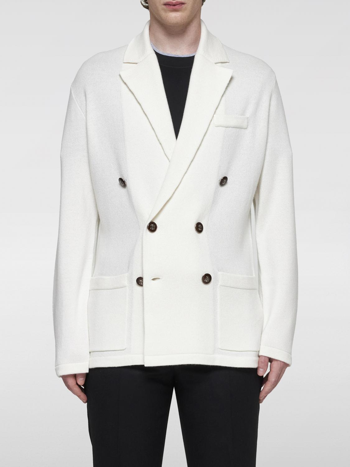 BRUNELLO CUCINELLI ジャケット: ブレザー メンズ Brunello Cucinelli, ホワイト - Img 1