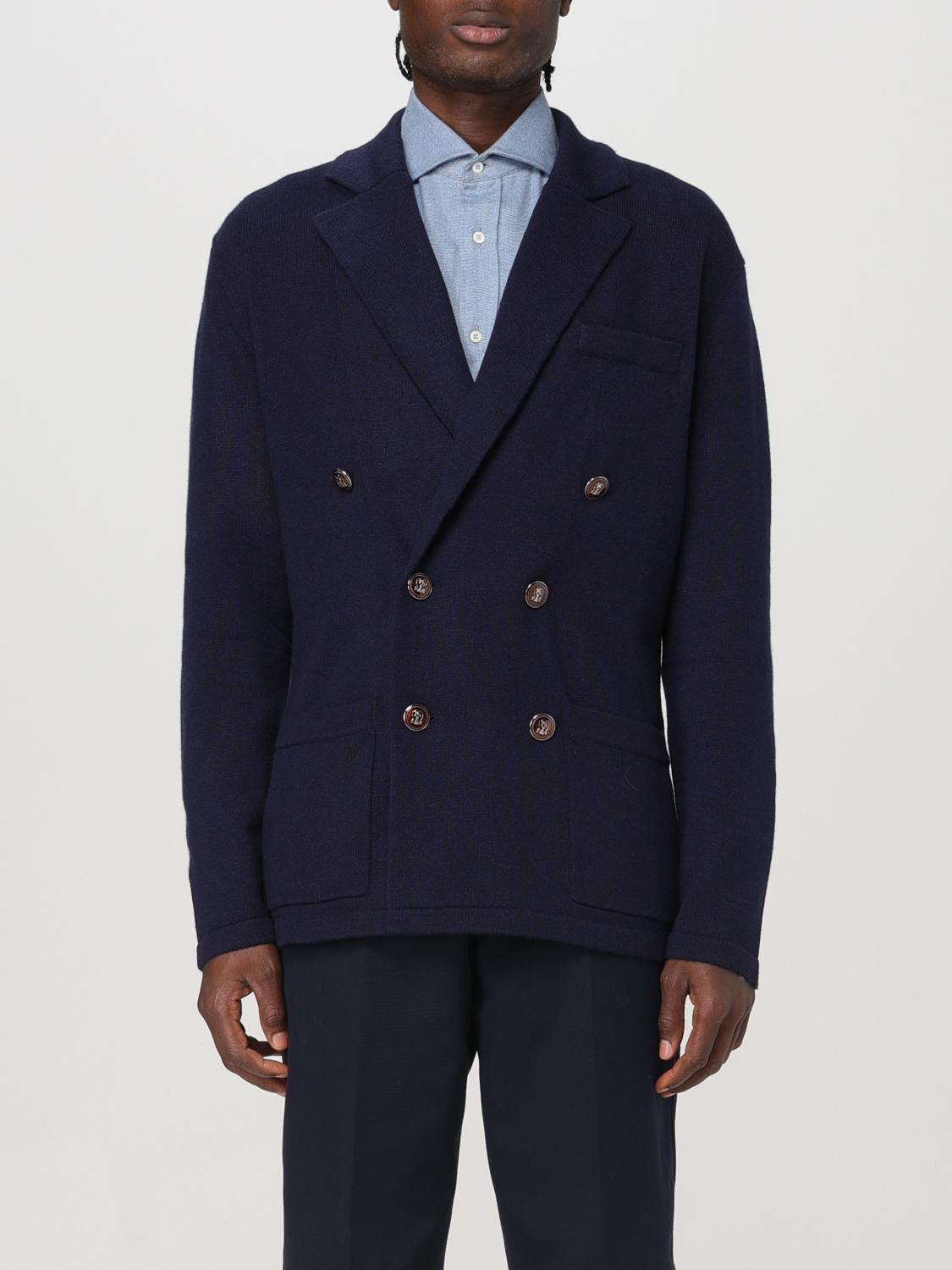 BRUNELLO CUCINELLI JACKET: Blazer men Brunello Cucinelli, Navy - Img 1
