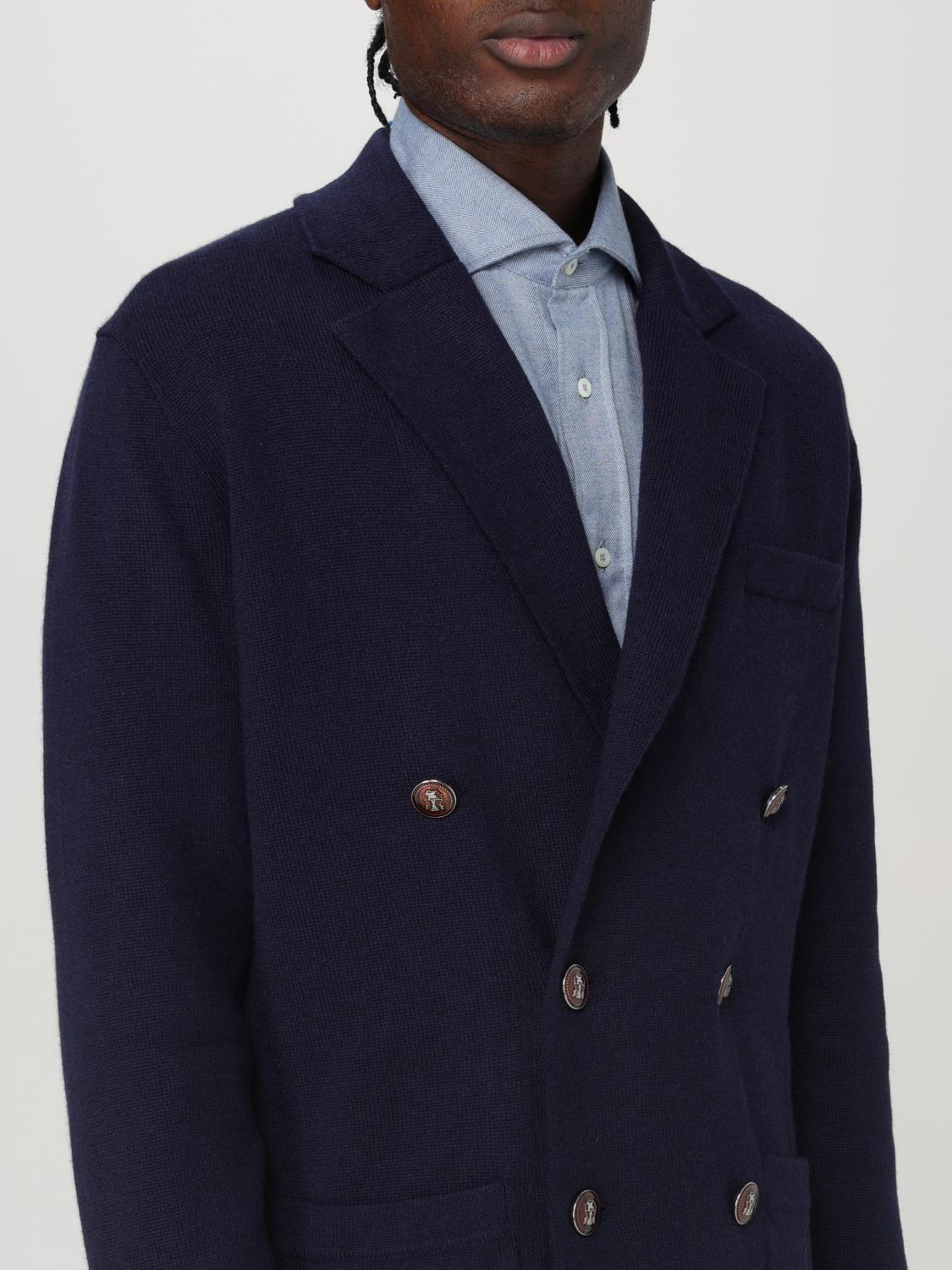 BRUNELLO CUCINELLI JACKET: Blazer men Brunello Cucinelli, Navy - Img 5