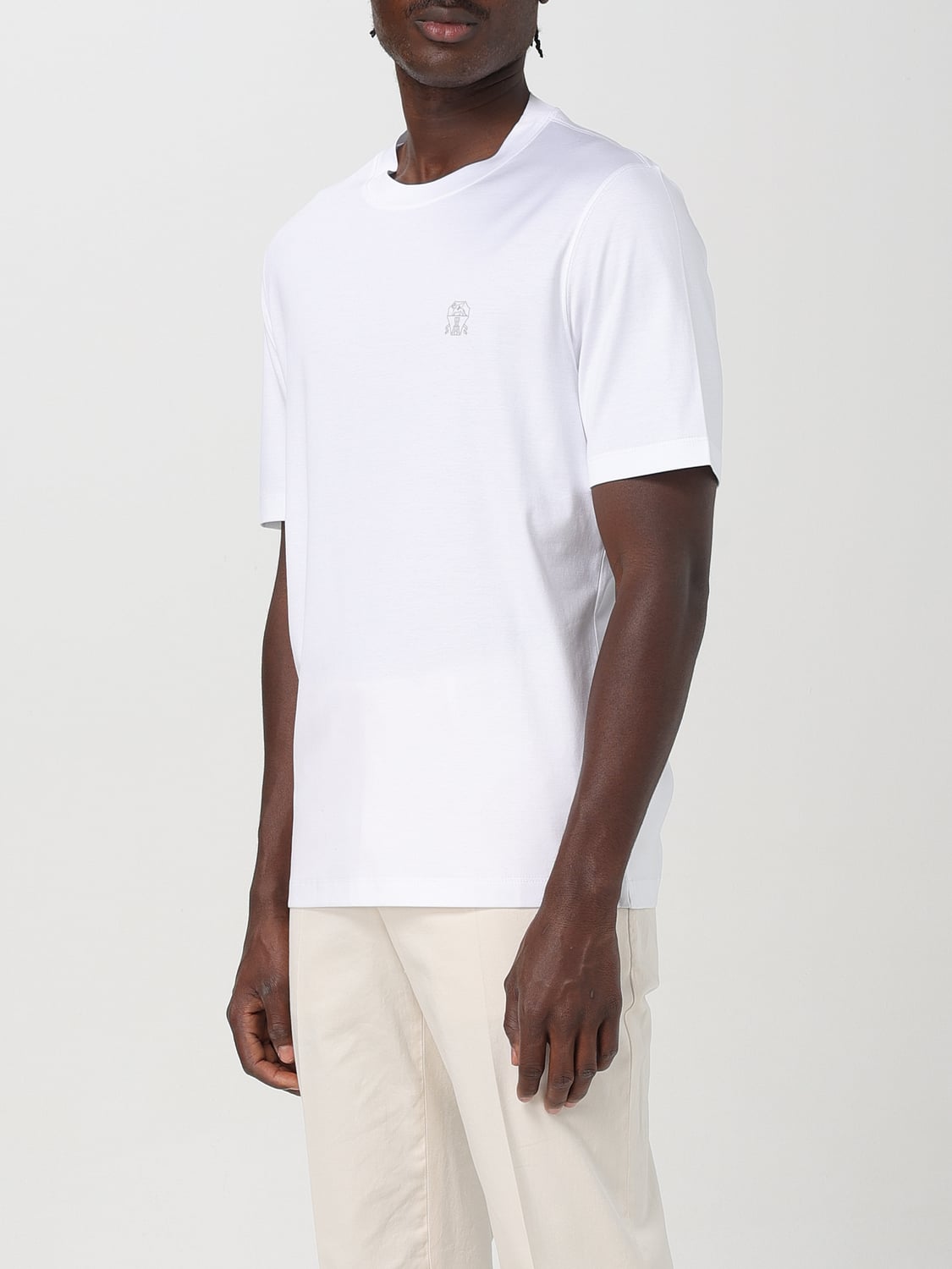 Brunello Cucinelli T-shirt men - White | M0B138440 | GIGLIO.COM