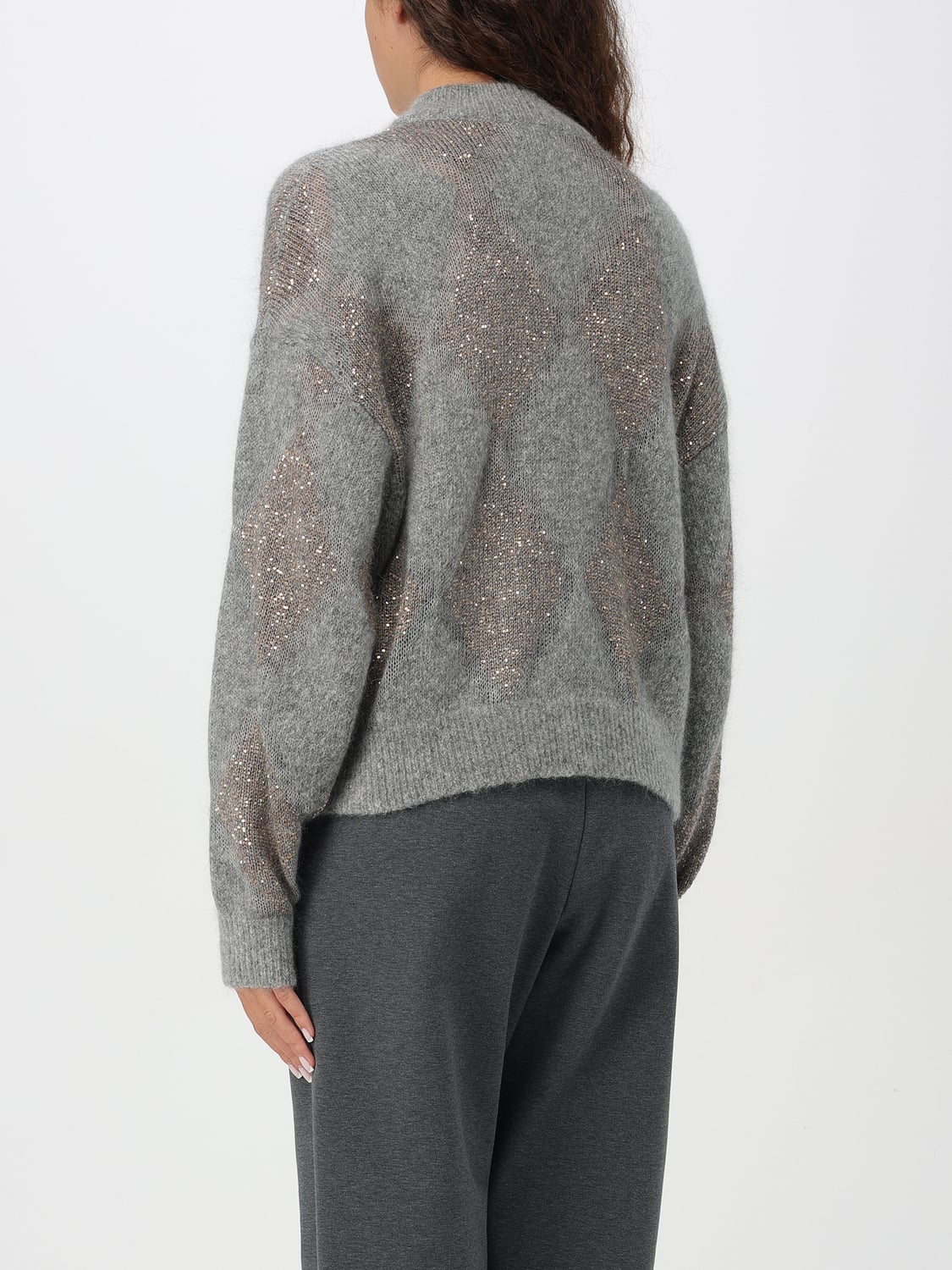 BRUNELLO CUCINELLI PULLOVER: Pullover damen Brunello Cucinelli, Bunt - Img 3
