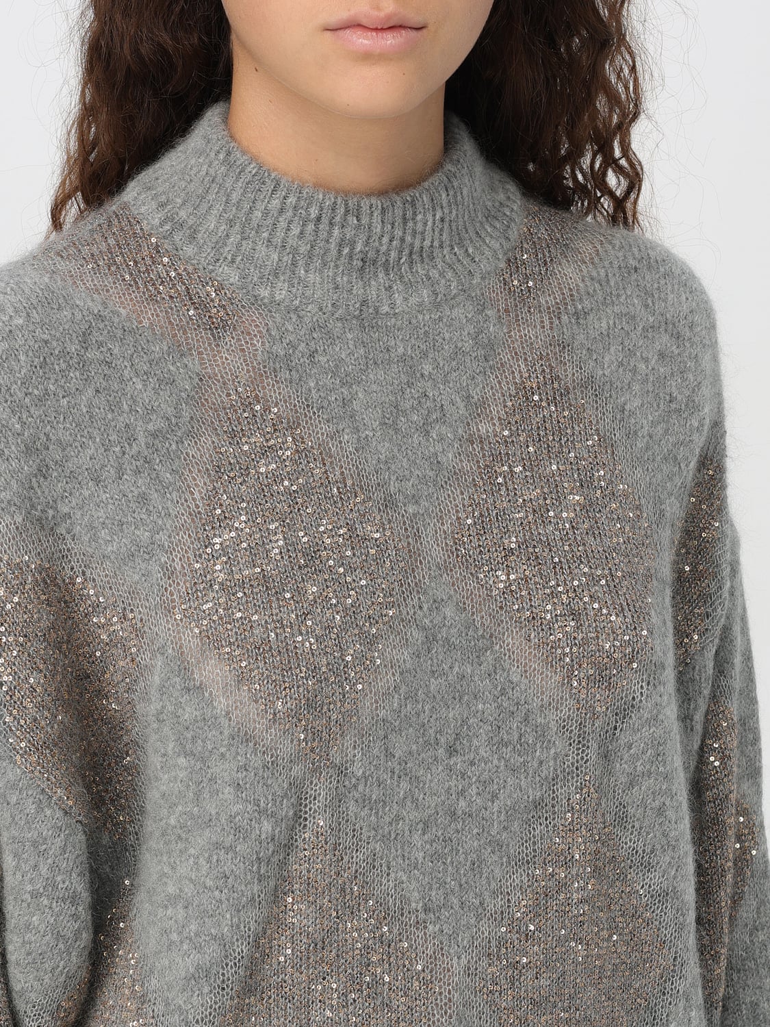 BRUNELLO CUCINELLI PULLOVER: Pullover damen Brunello Cucinelli, Bunt - Img 5