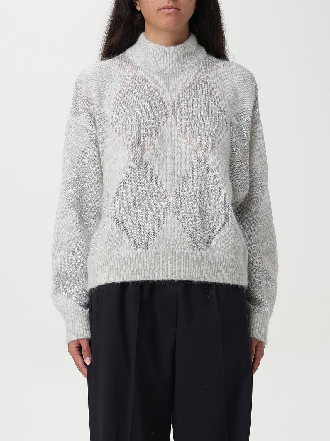 BRUNELLO CUCINELLI PULLOVER: Pullover damen Brunello Cucinelli, Perle - Img 1