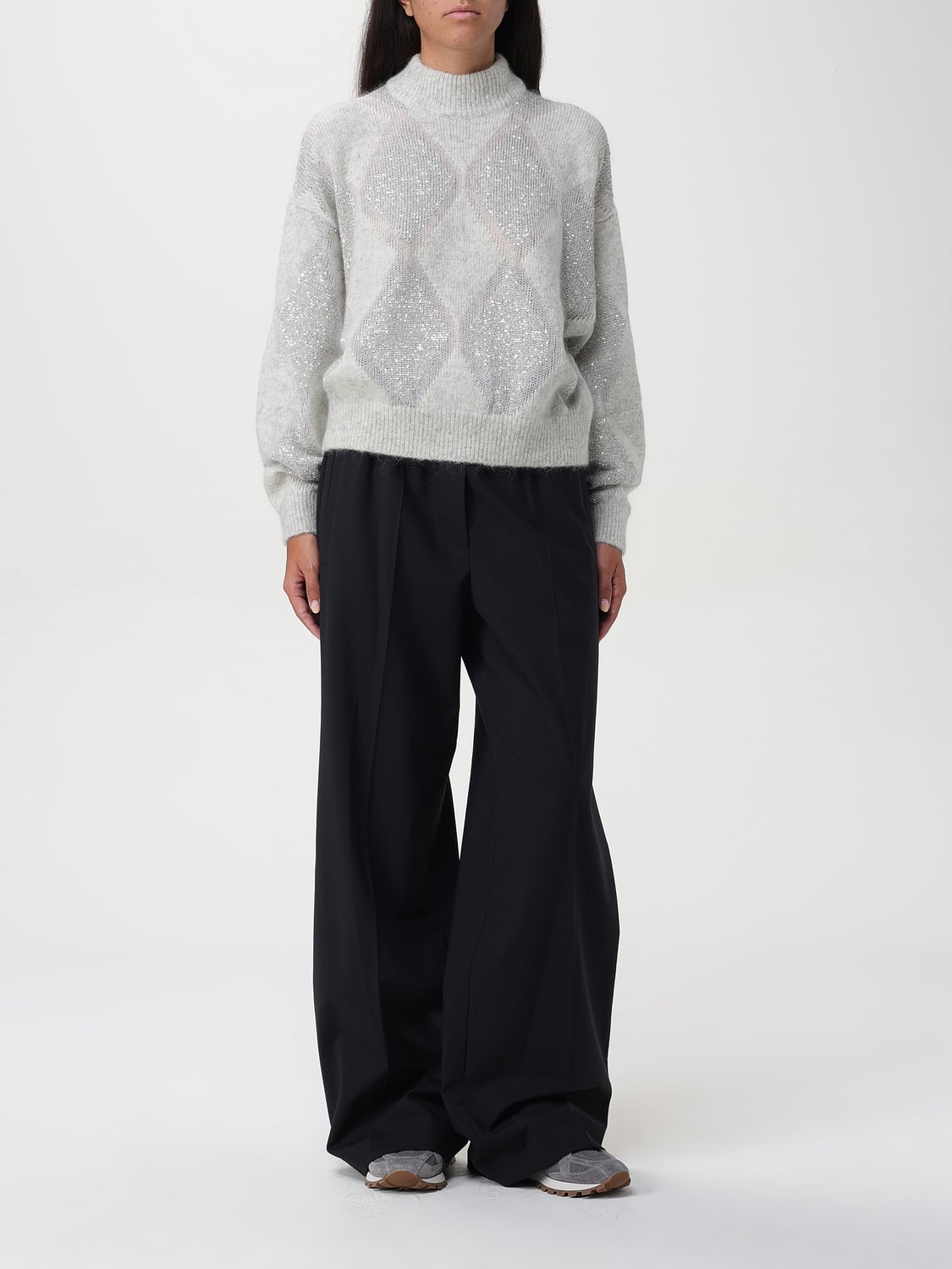BRUNELLO CUCINELLI PULLOVER: Pullover damen Brunello Cucinelli, Perle - Img 2
