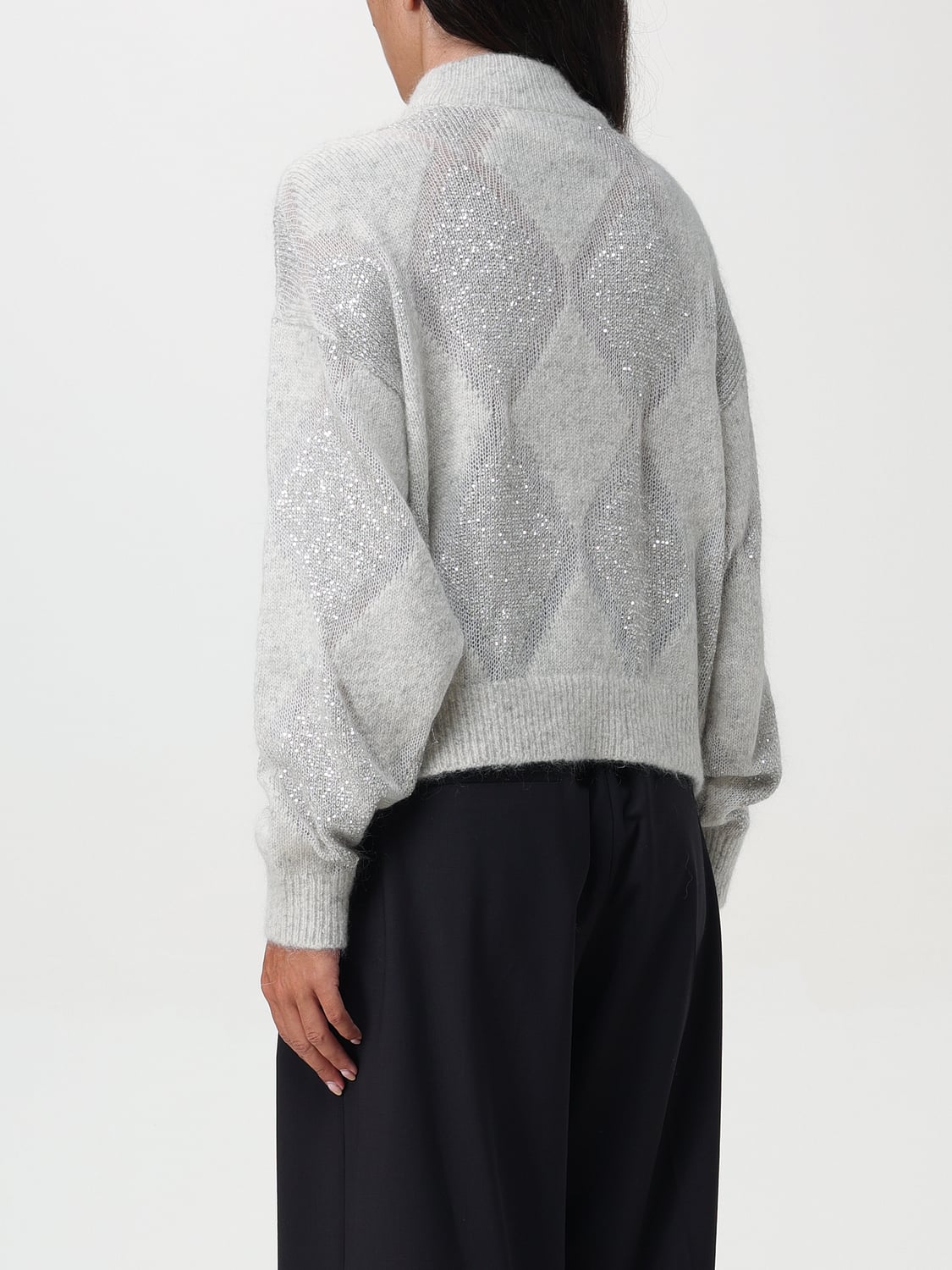 BRUNELLO CUCINELLI PULLOVER: Pullover damen Brunello Cucinelli, Perle - Img 3