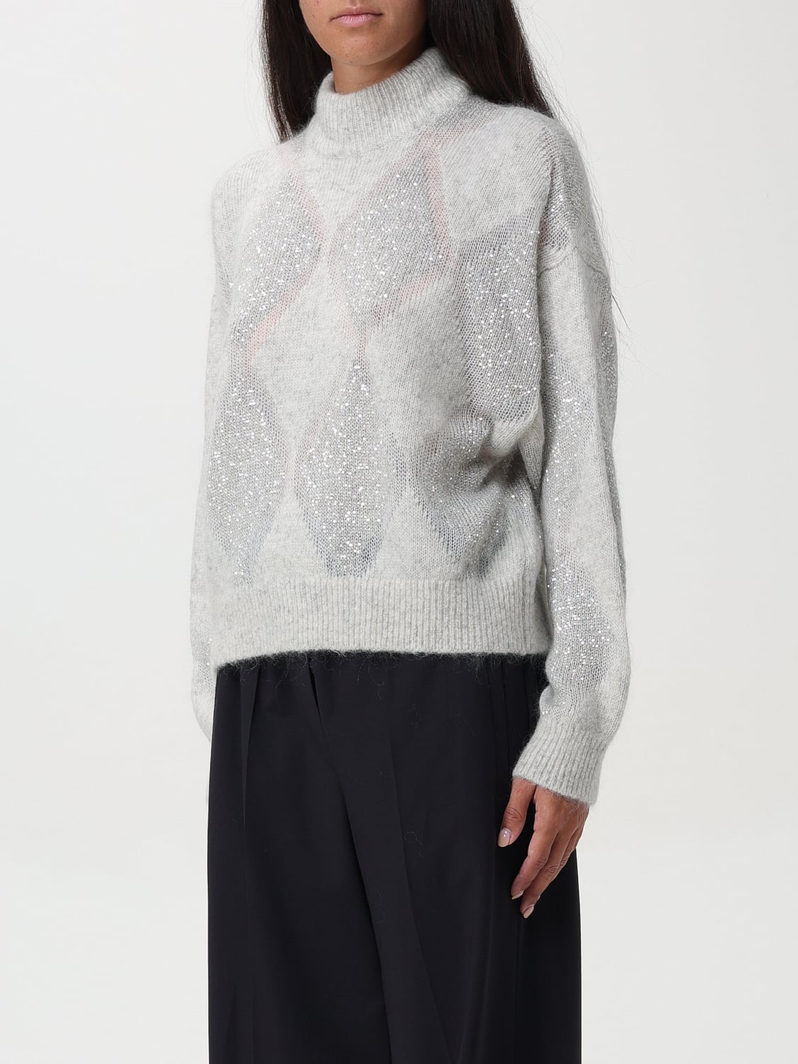 BRUNELLO CUCINELLI PULLOVER: Pullover damen Brunello Cucinelli, Perle - Img 4
