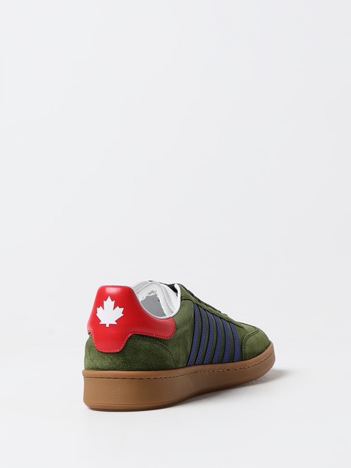 DSQUARED2 BASKETS: Baskets homme Dsquared2, Vert Militaire - Img 3