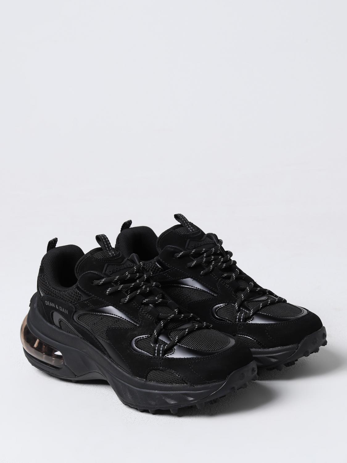 DSQUARED2 BASKETS: Baskets homme Dsquared2, Noir 1 - Img 2