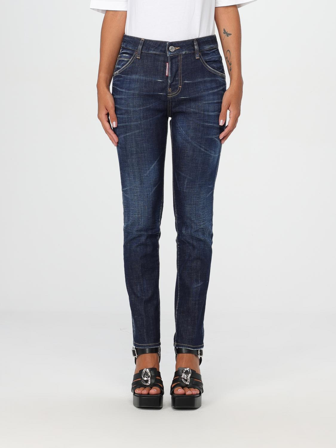 DSQUARED2 JEANS: Jeans Dsquared2 in denim di cotone , Denim - Img 1