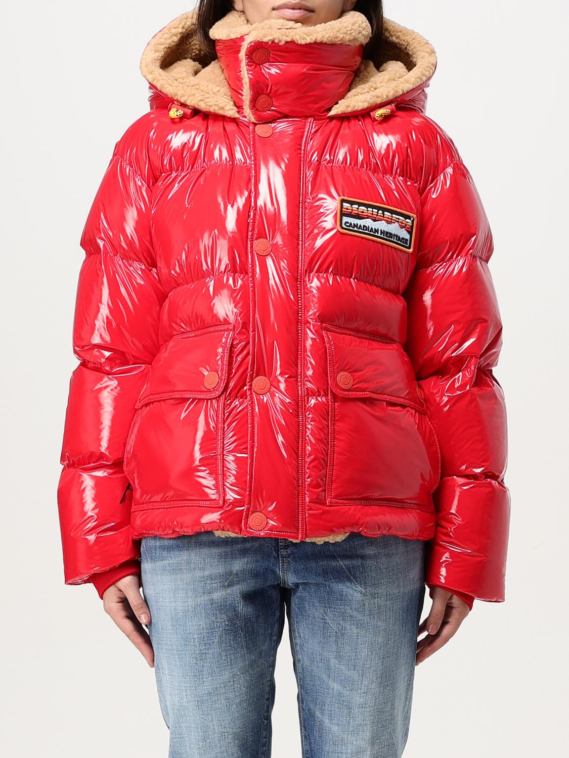 DSQUARED2 JACKET: Jacket woman Dsquared2, Red - Img 1