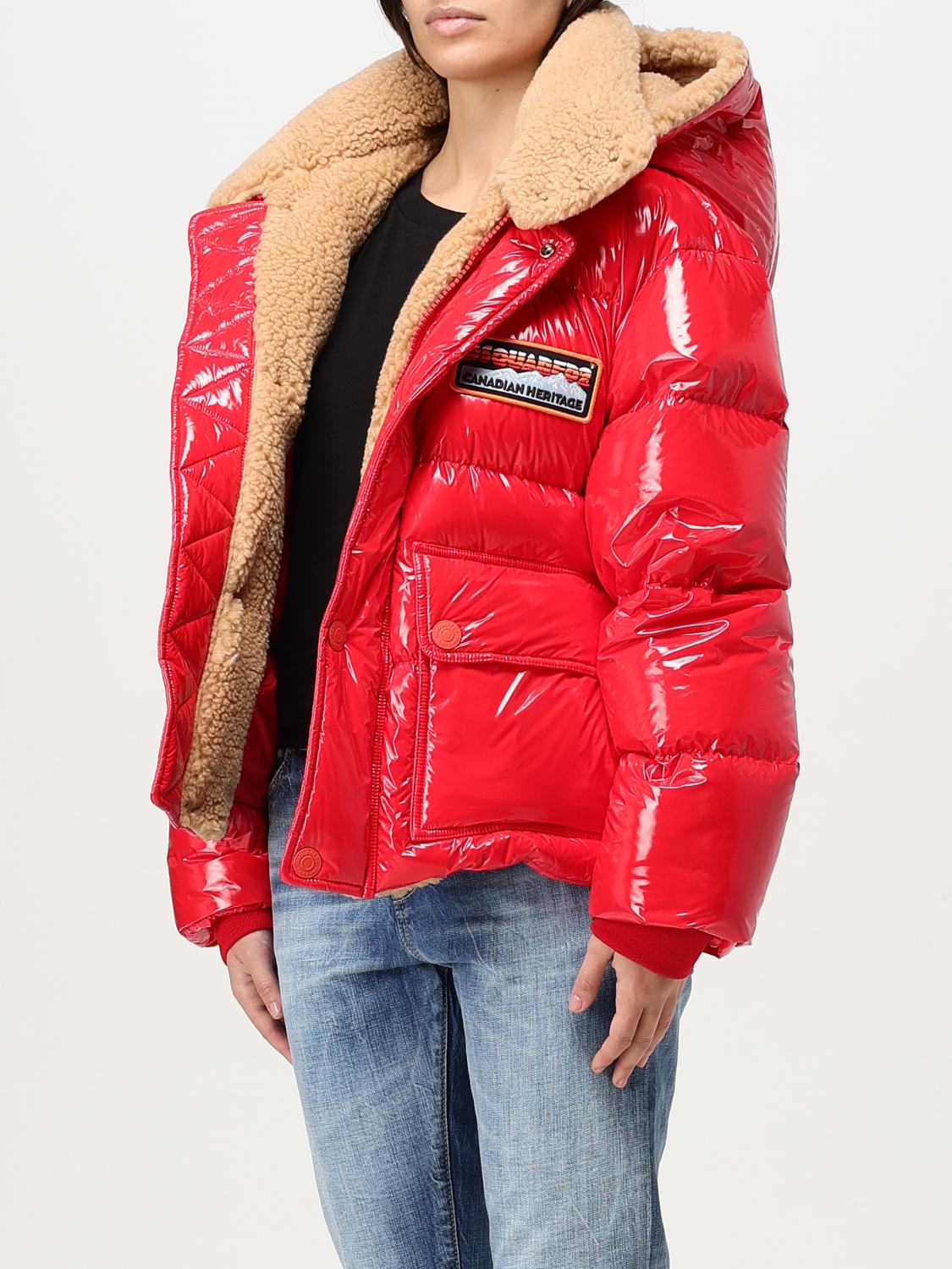 DSQUARED2 JACKET: Jacket woman Dsquared2, Red - Img 3