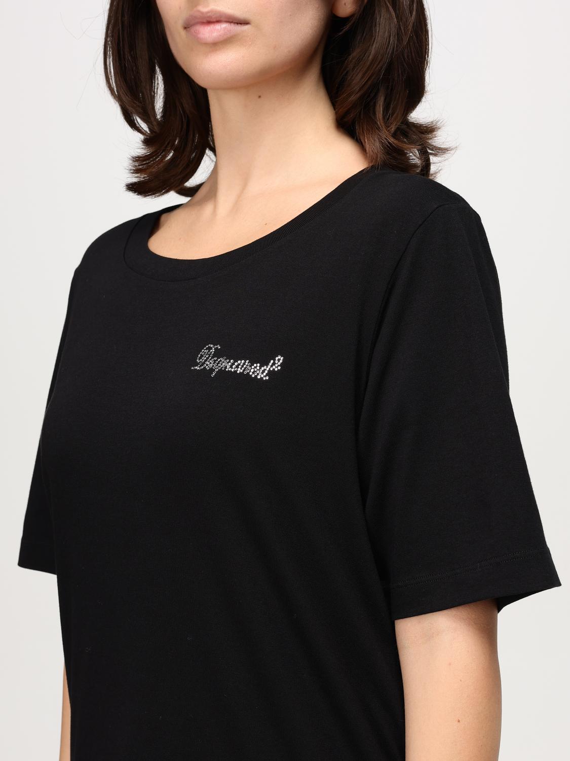 DSQUARED2 T-SHIRT: T-shirt woman Dsquared2, Black - Img 4