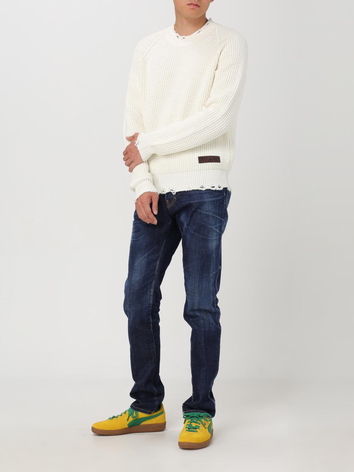 DSQUARED2 SWEATER: Sweater men Dsquared2, White - Img 2