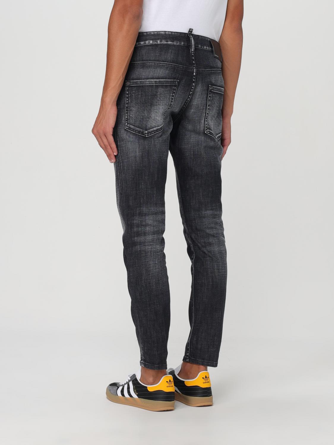 DSQUARED2 JEANS: Jeans men Dsquared2, Black - Img 2