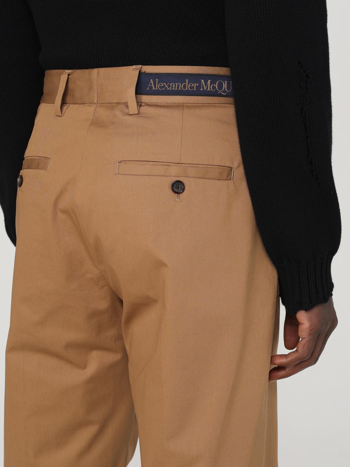 ALEXANDER MCQUEEN HOSE: Hose herren Alexander McQueen, Camel - Img 5