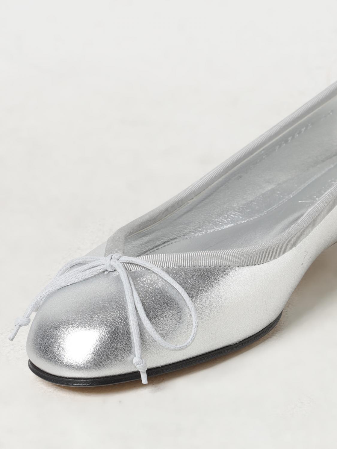 ALEXANDER MCQUEEN BALLET FLATS: Shoes woman Alexander McQueen, Silver - Img 4